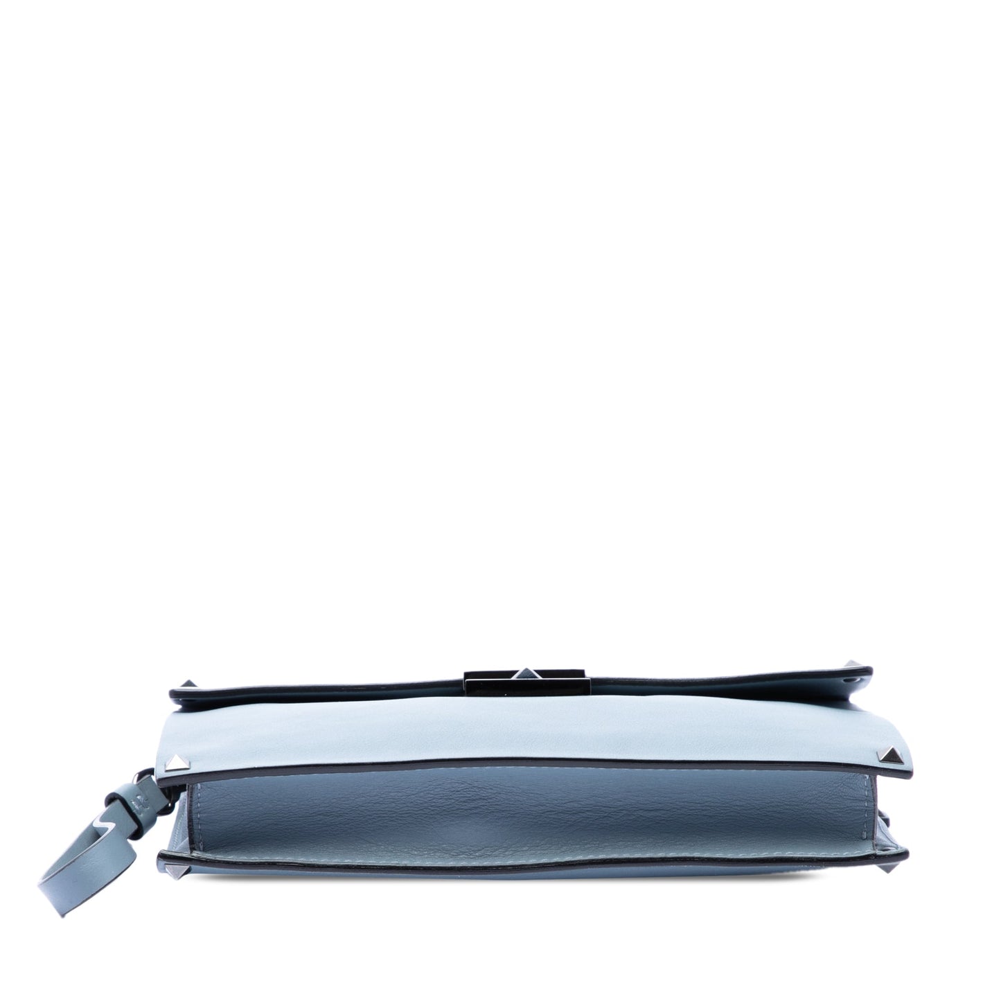 Valentino Leather Rockstud Wristlet Clutch