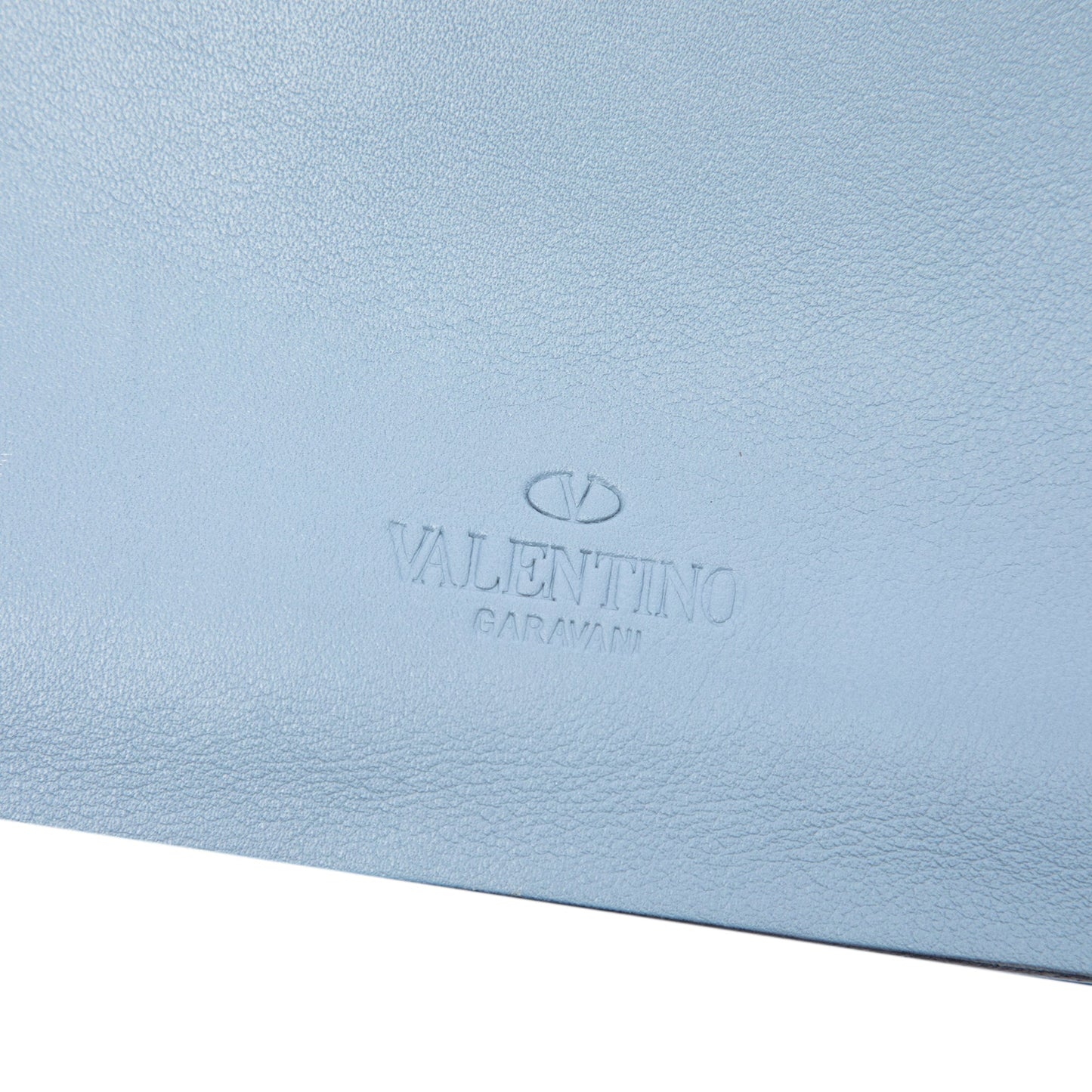 Valentino Leather Rockstud Wristlet Clutch