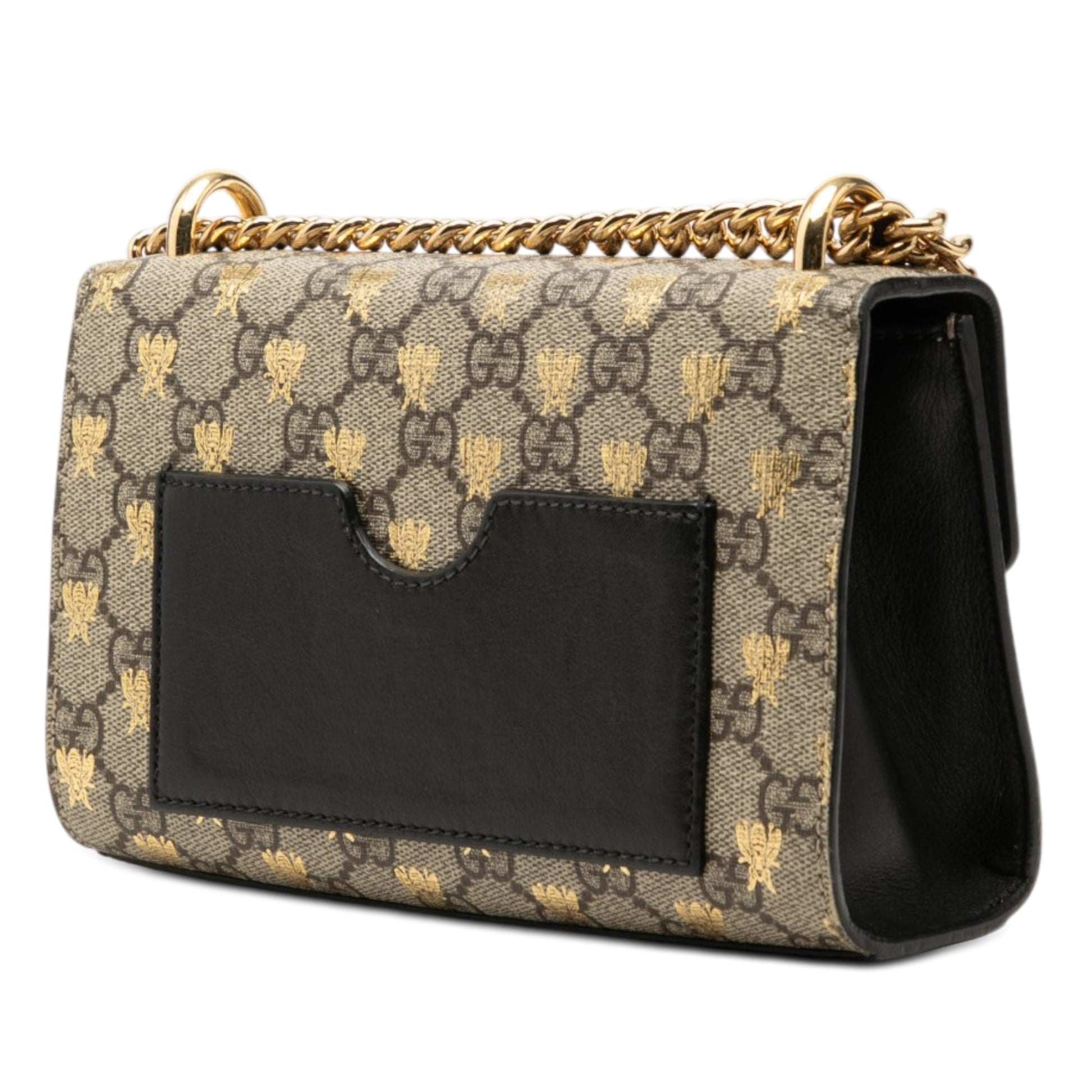 Gucci Small GG Supreme Bee Padlock Crossbody