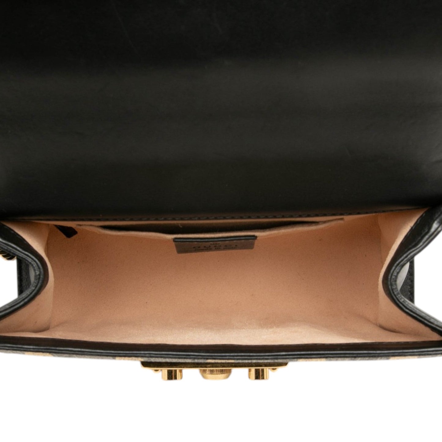 Gucci Small GG Supreme Bee Padlock Crossbody
