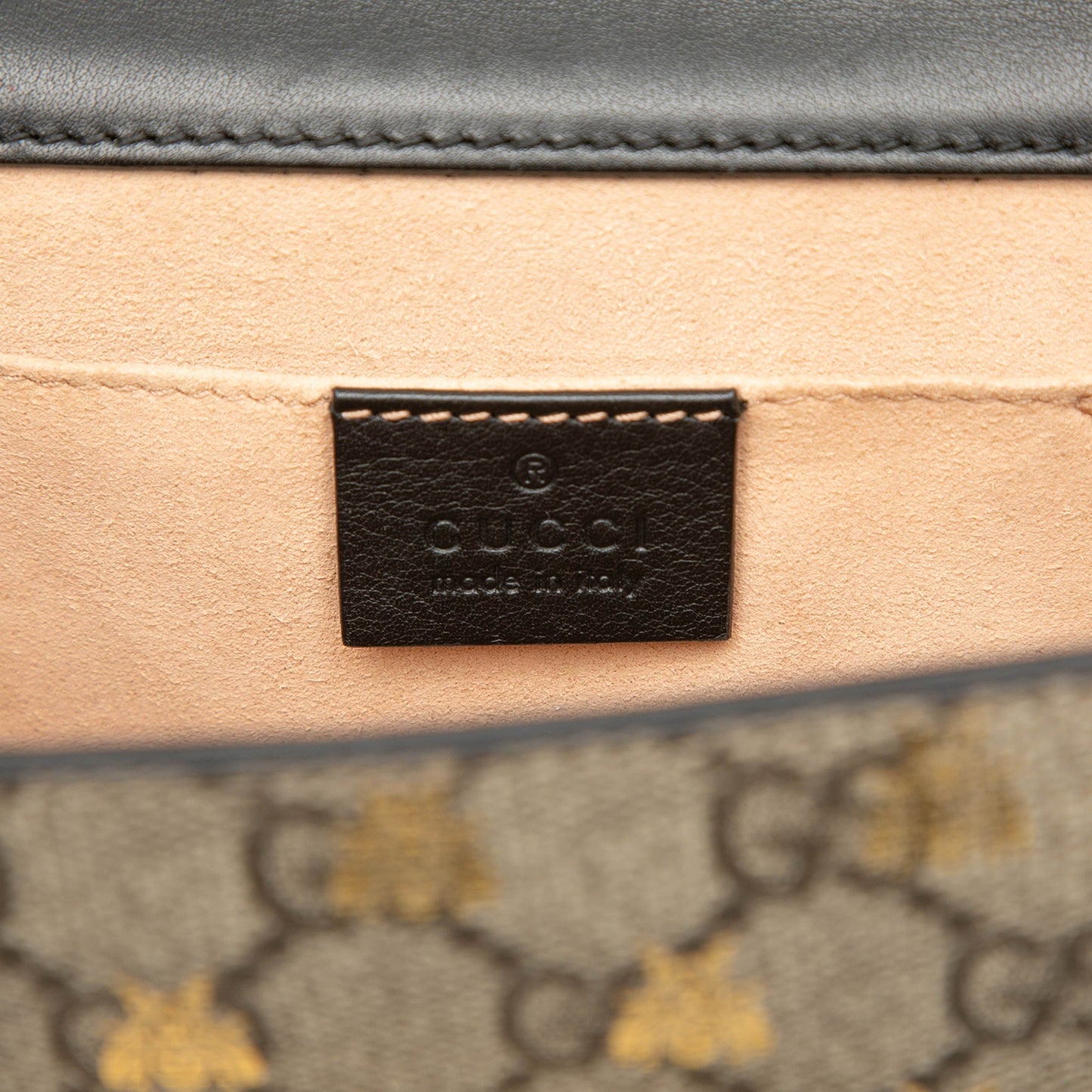 Gucci Small GG Supreme Bee Padlock Crossbody