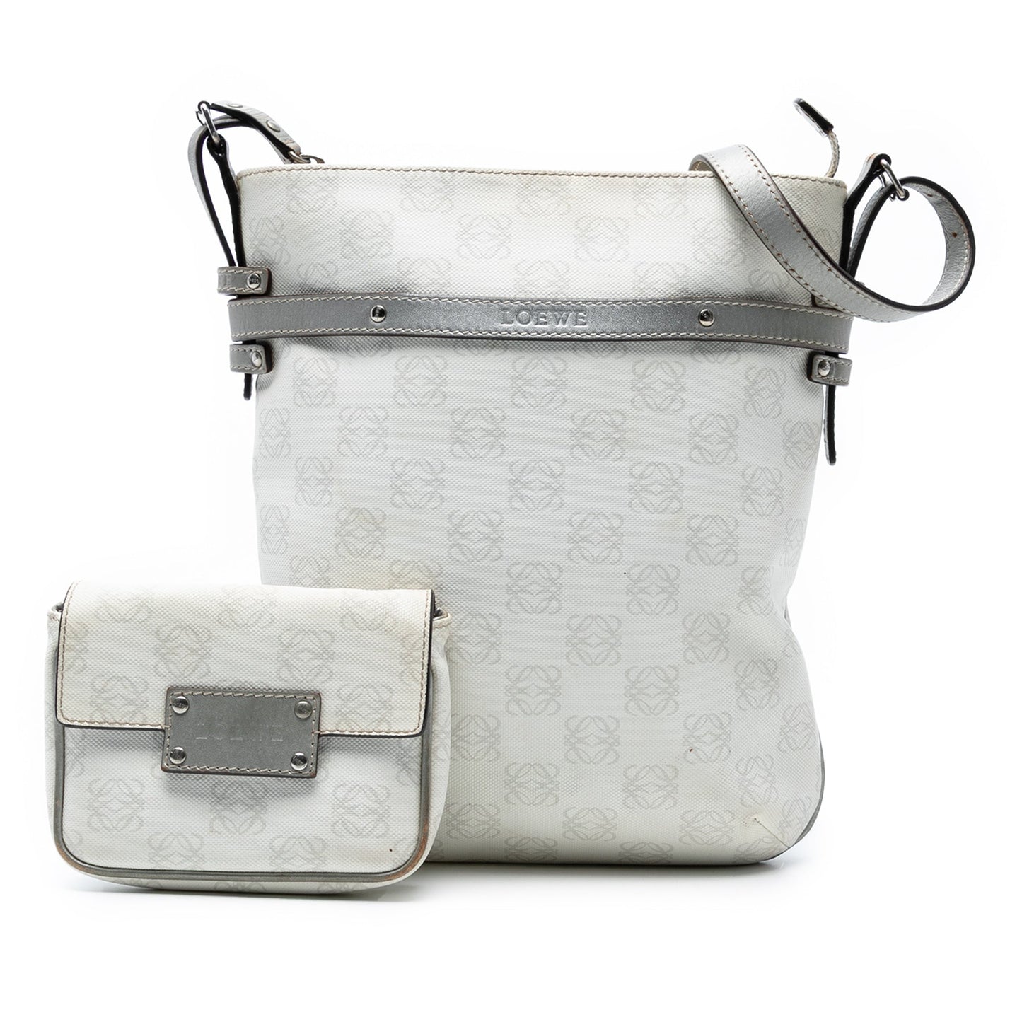 LOEWE Anagram Coated Canvas Crossbody
