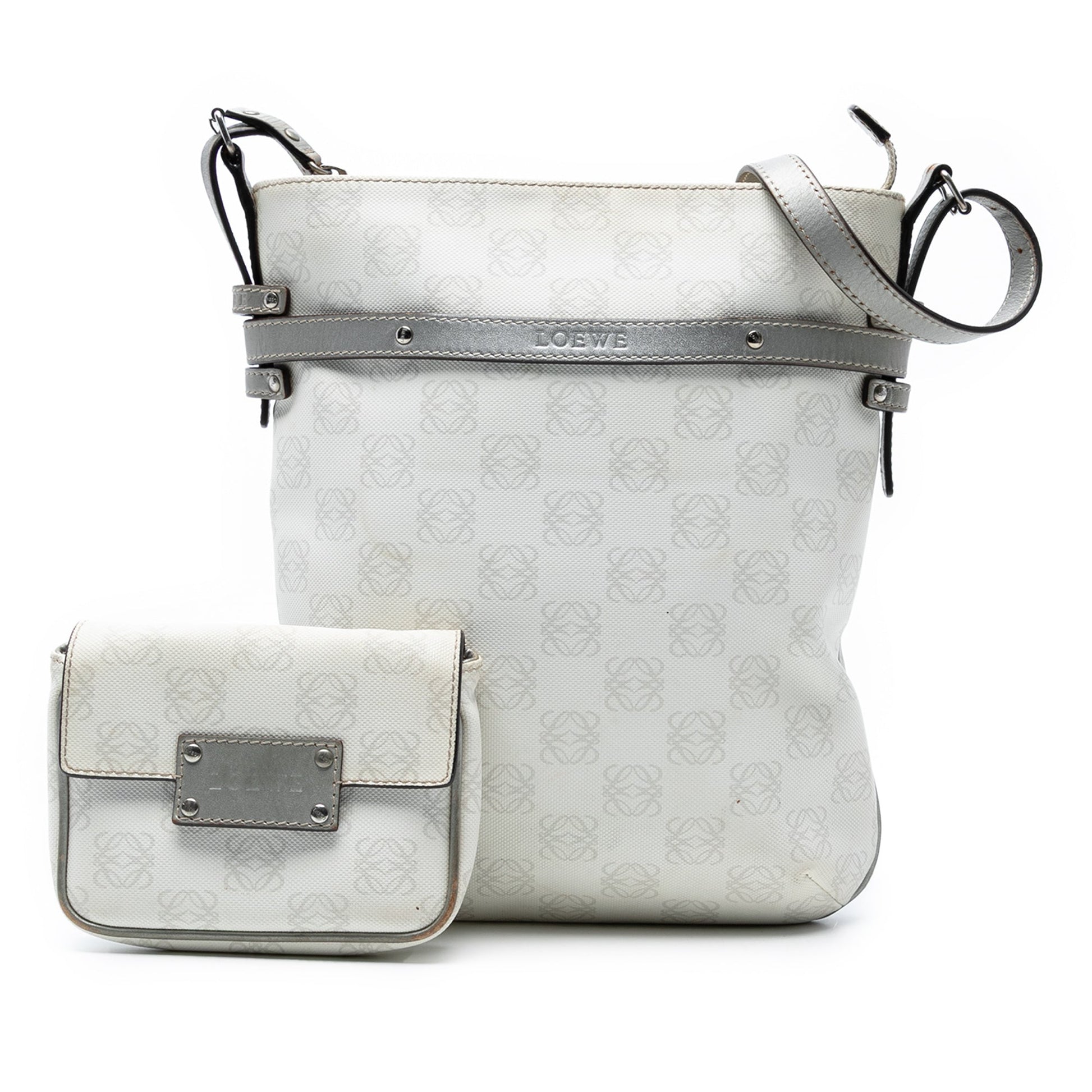 LOEWE Anagram Coated Canvas Crossbody