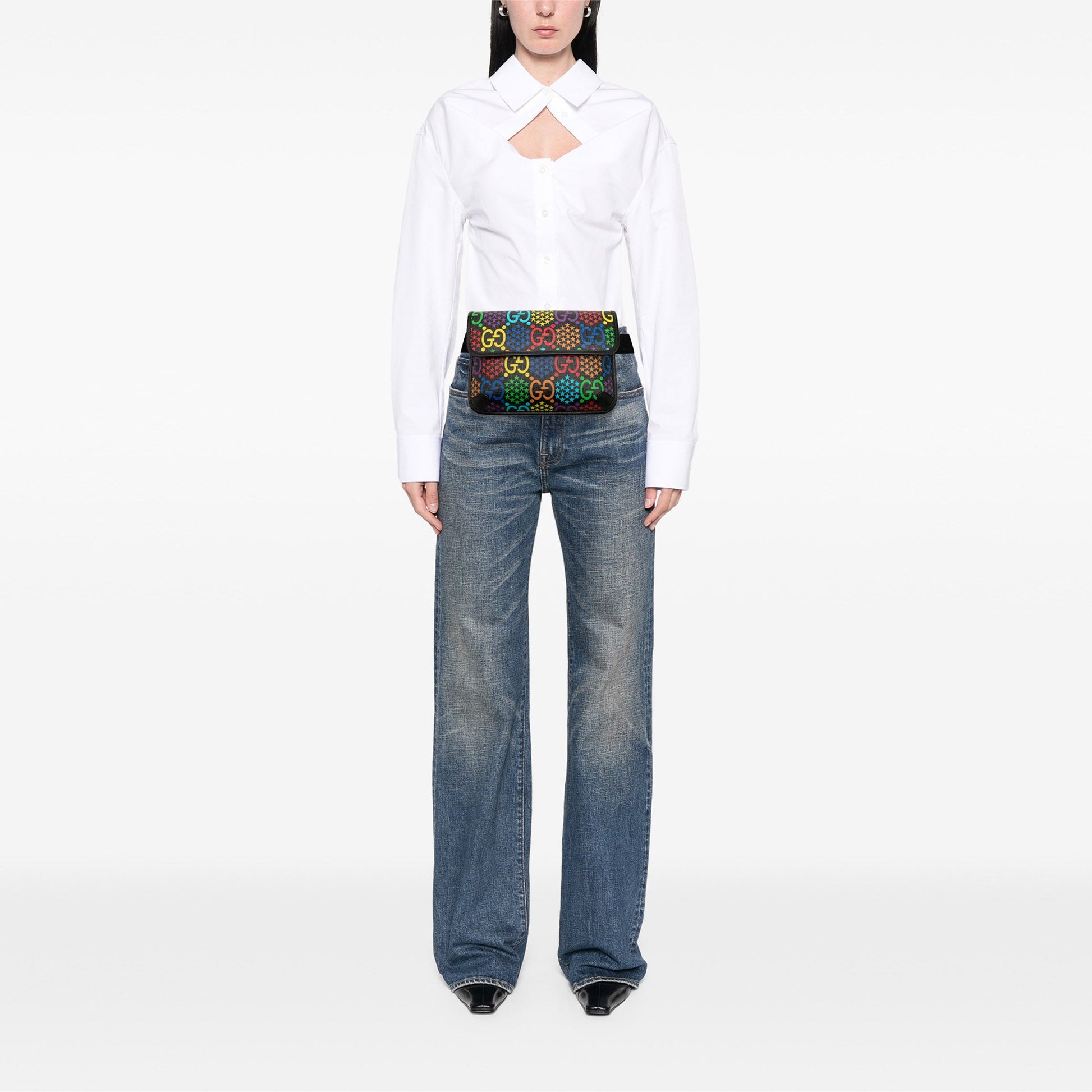 Gucci GG Supreme Psychedelic Belt Bag
