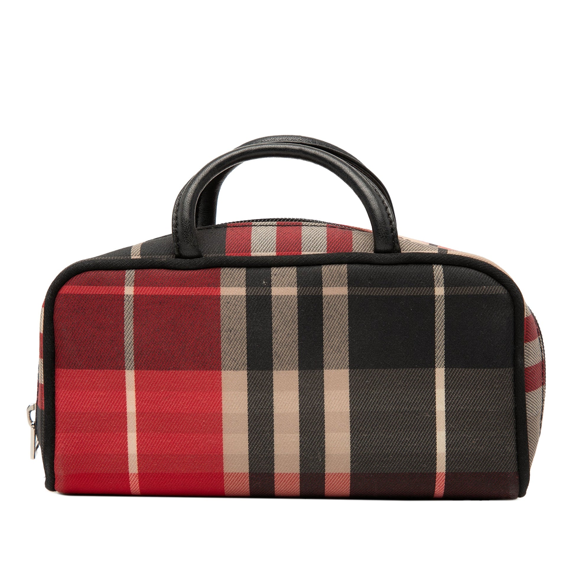 Burberry Mini Exploded Check Canvas Handbag