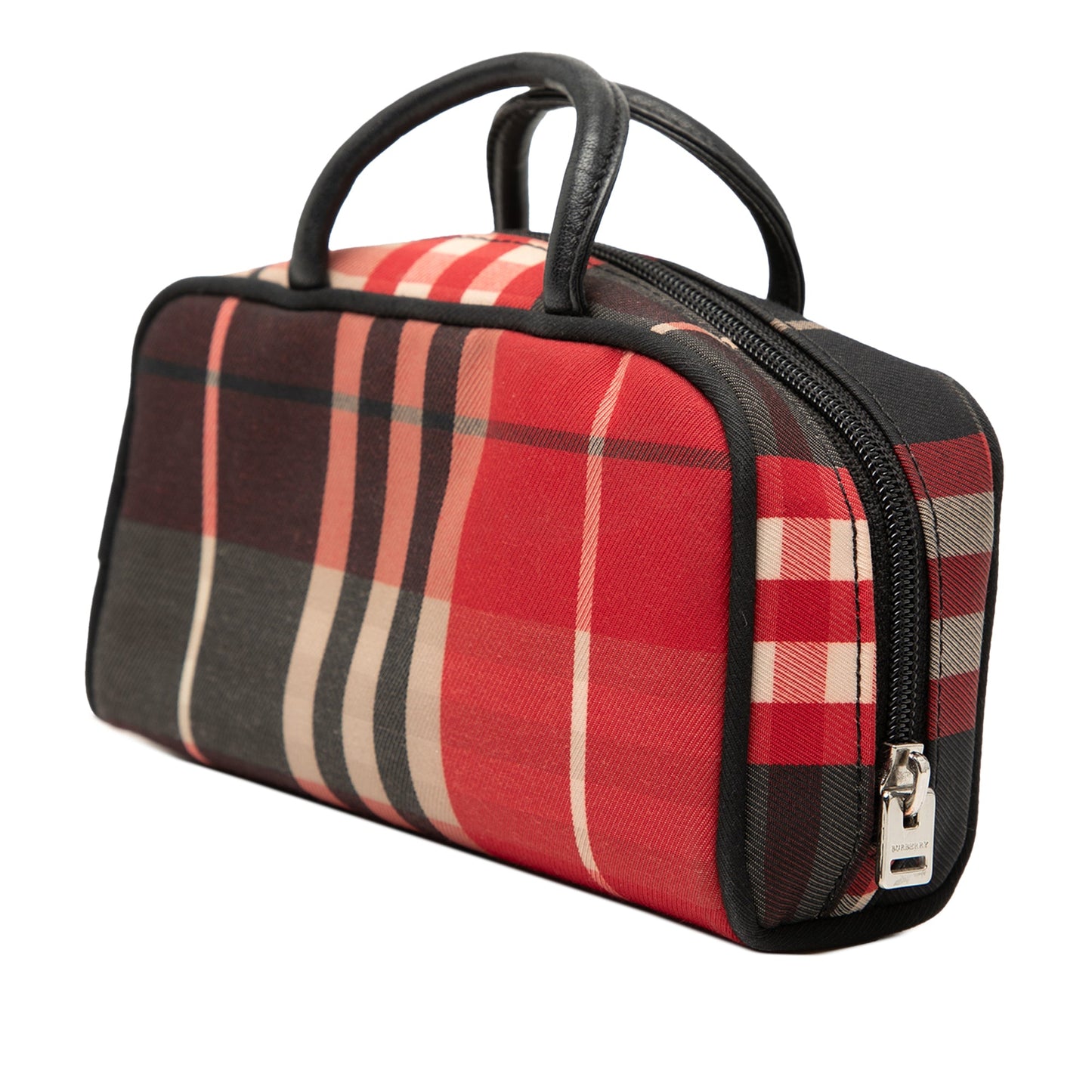 Burberry Mini Exploded Check Canvas Handbag