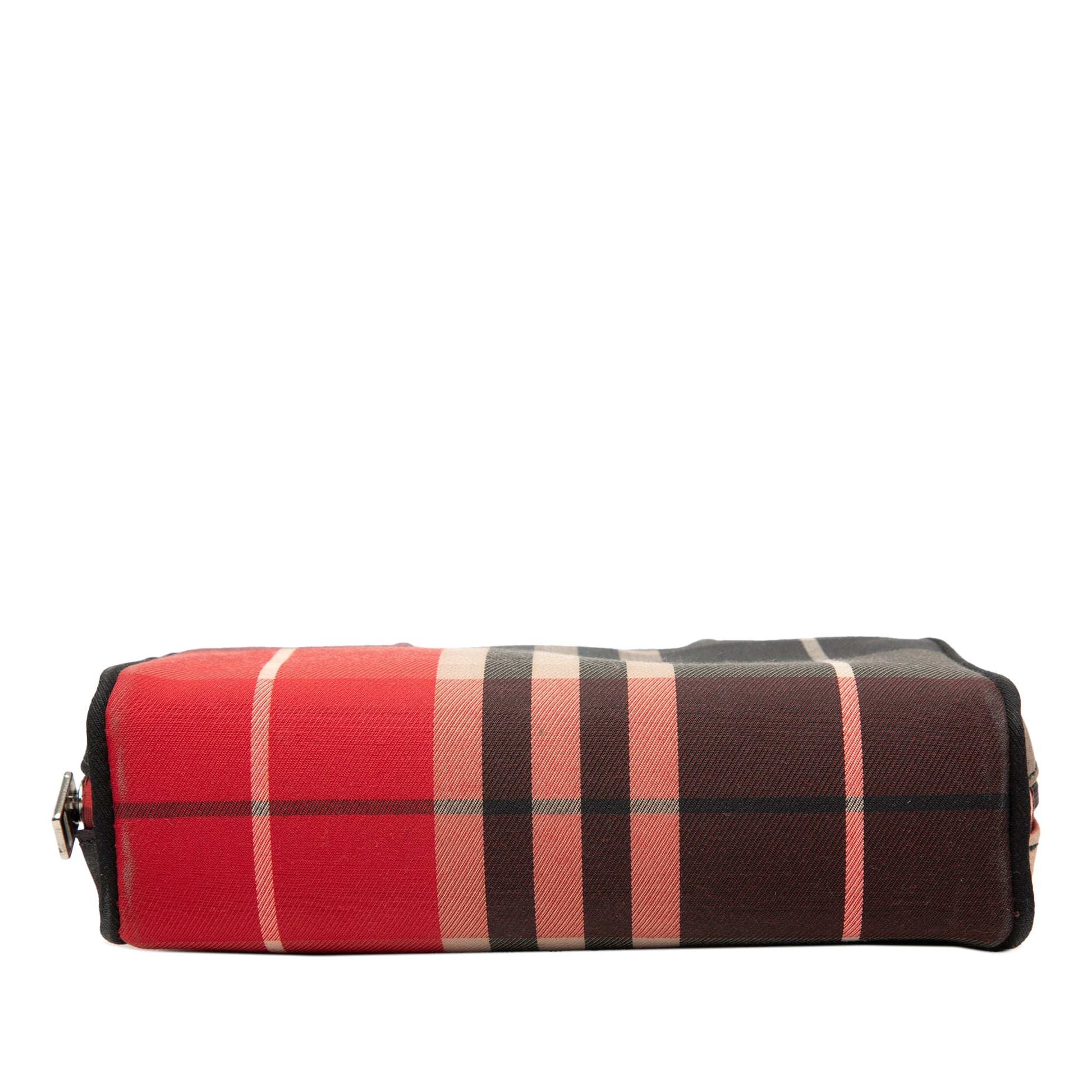 Burberry Mini Exploded Check Canvas Handbag