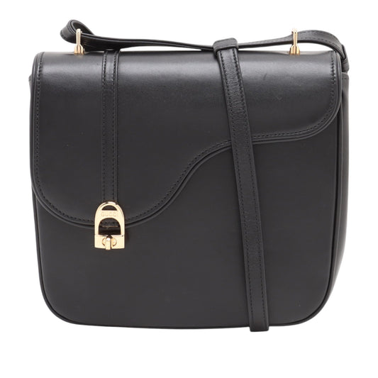 Gucci Calfskin Equestrian Saddle Crosbody