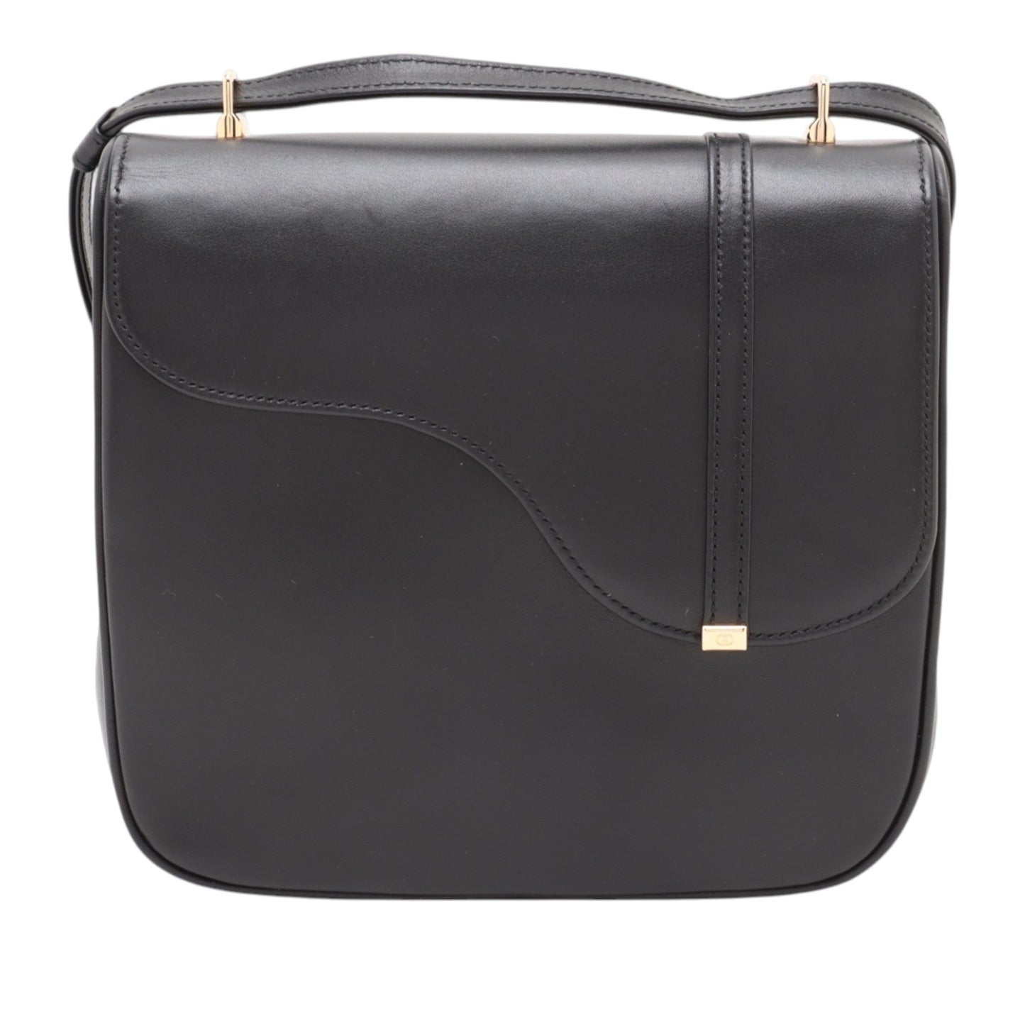 Gucci Calfskin Equestrian Saddle Crosbody