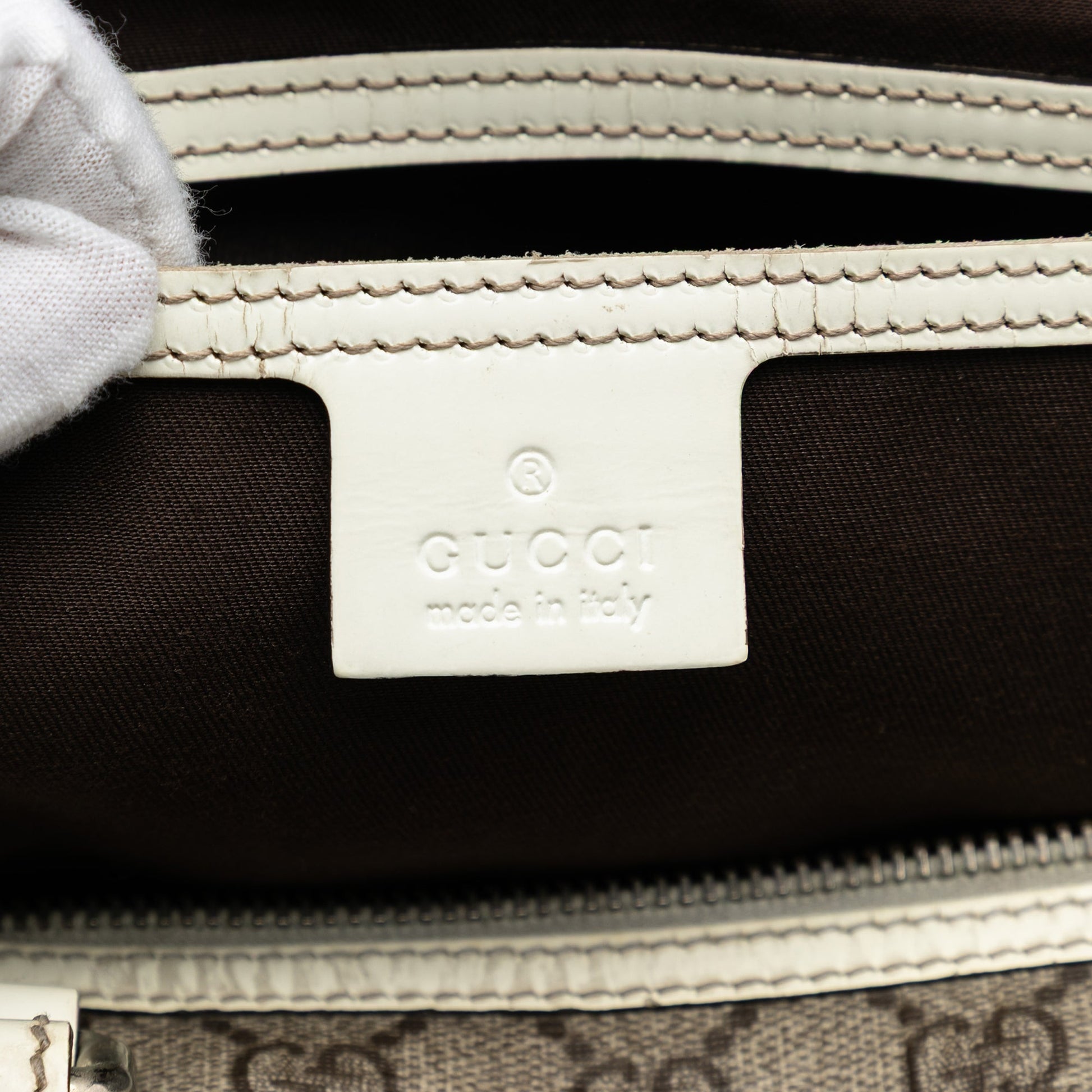 Gucci Medium GG Supreme Joy Boston Bag