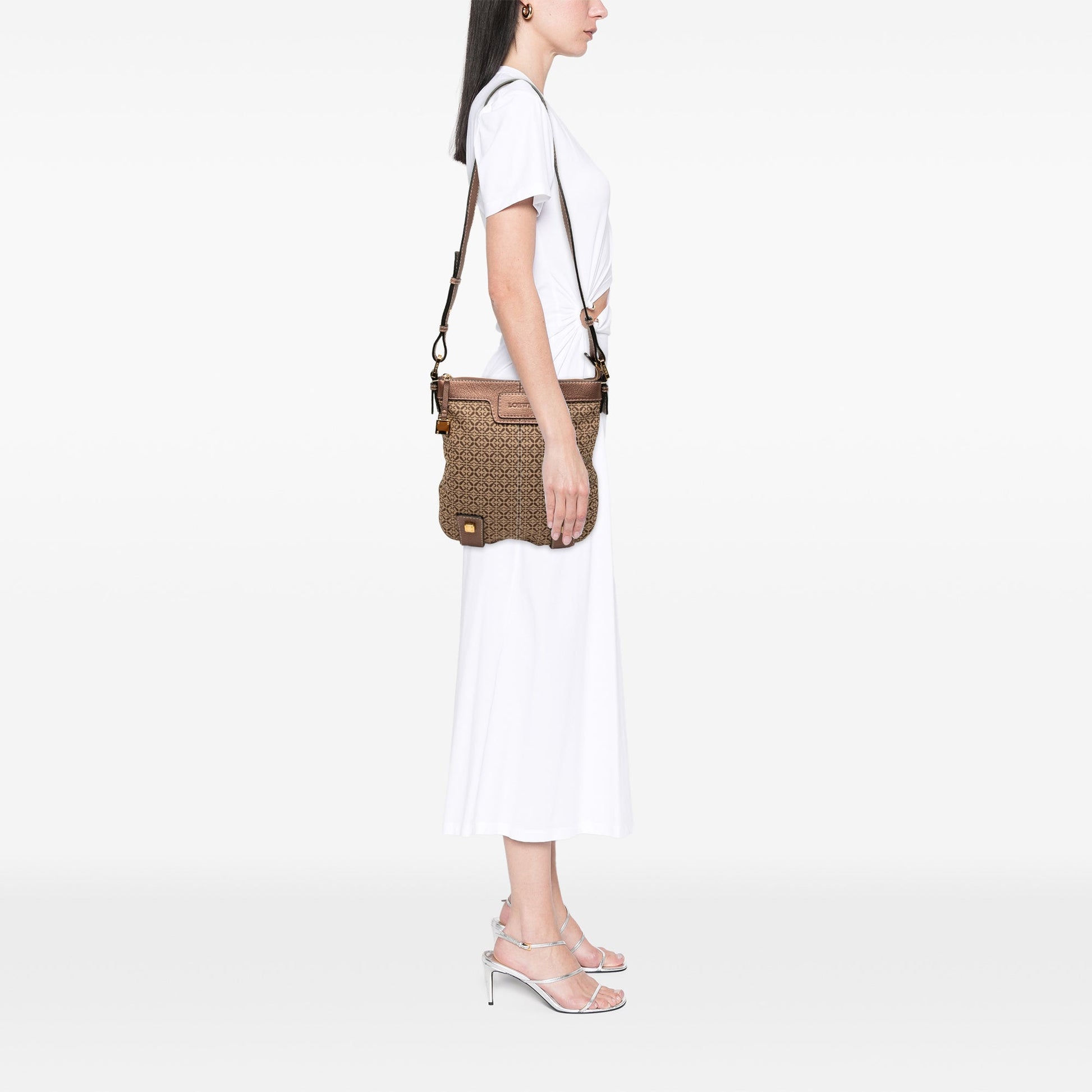 LOEWE Anagram Canvas New Road Crossbody