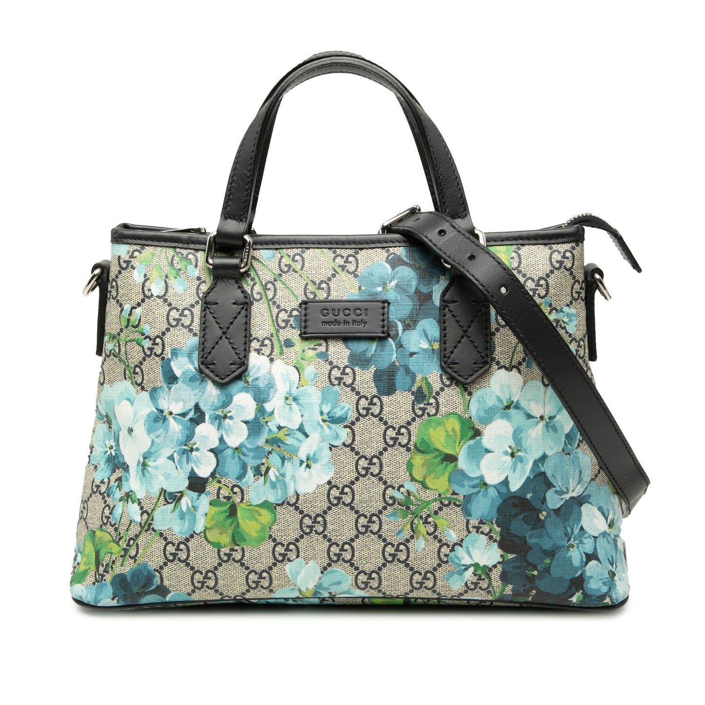 Gucci GG Supreme Blooms Zippered Tote