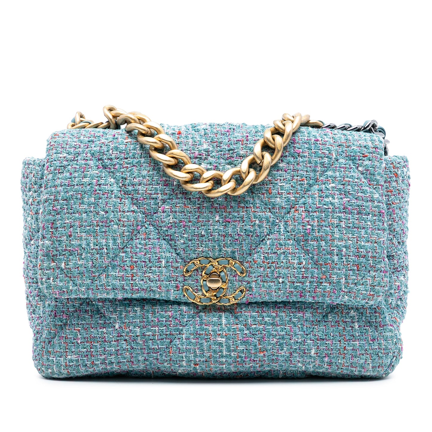 Chanel Large Tweed 19 Flap