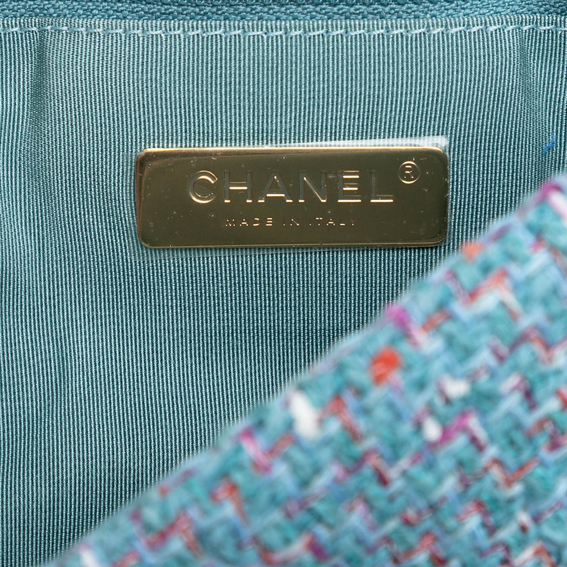Chanel Large Tweed 19 Flap