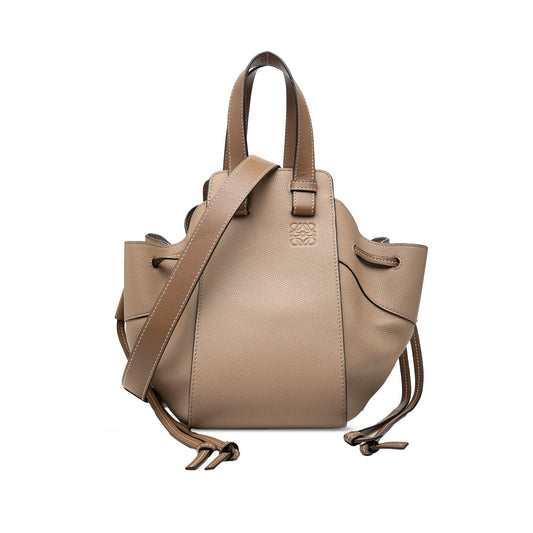 LOEWE Small Grained Calfskin Drawstring Hammock Bag