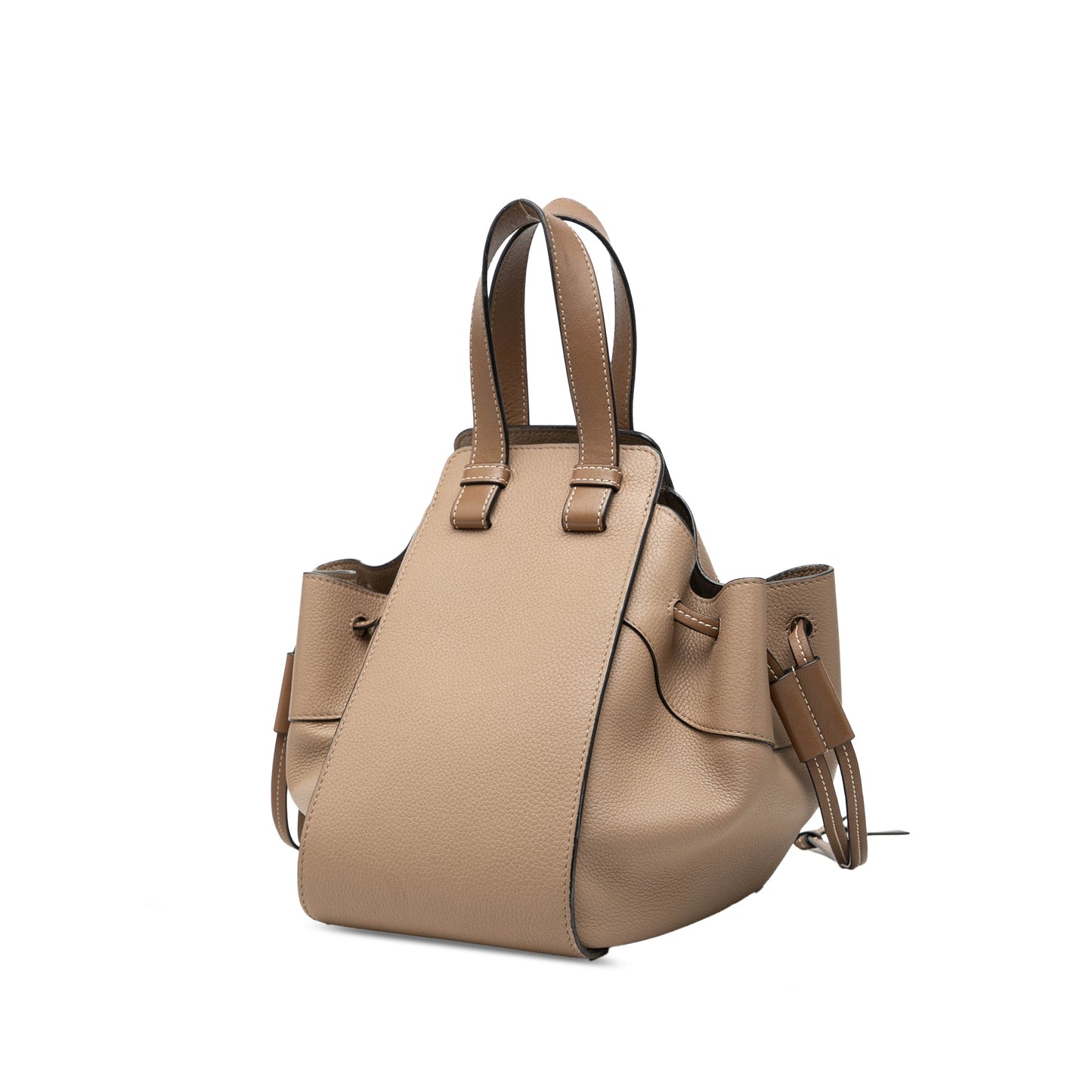 LOEWE Small Grained Calfskin Drawstring Hammock Bag