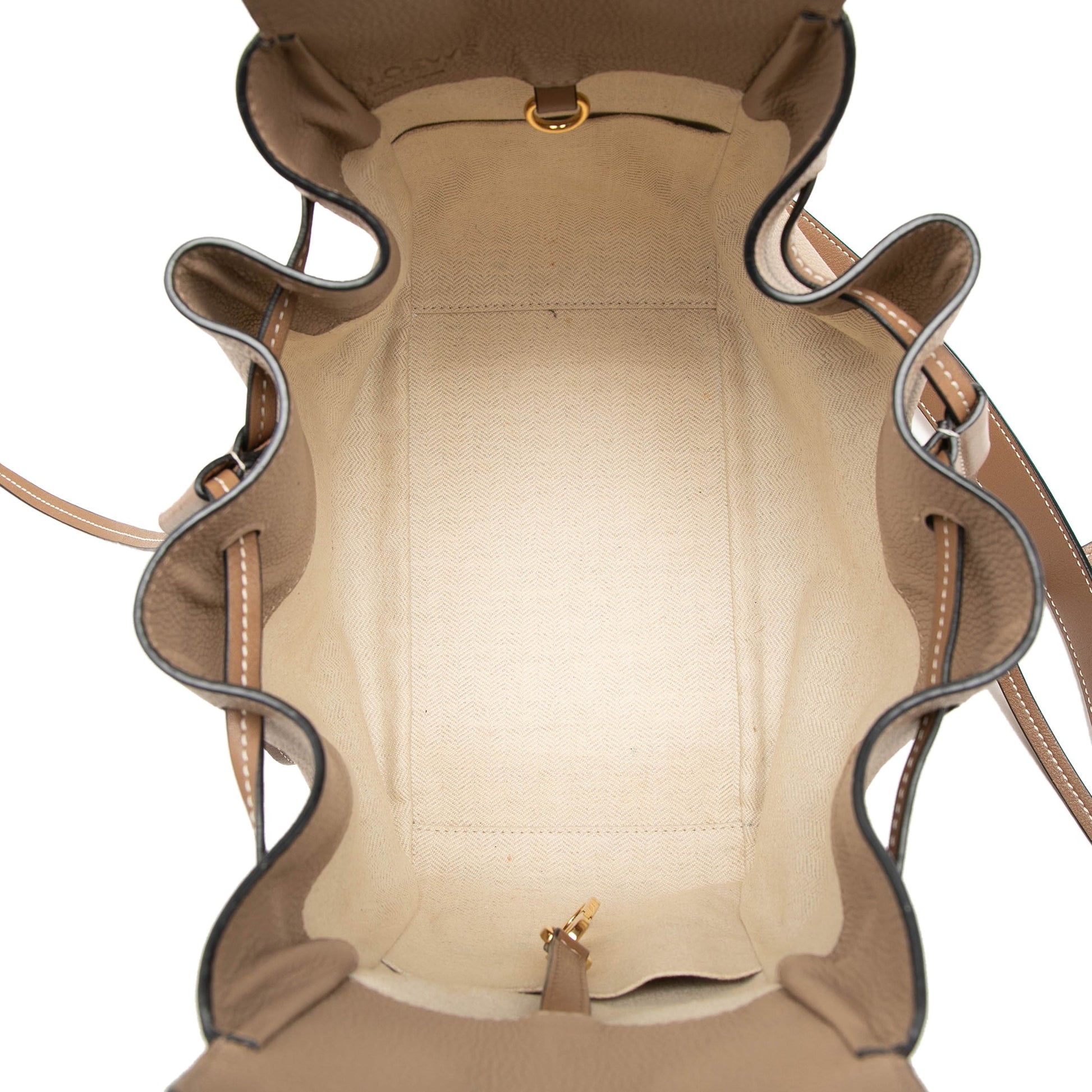 LOEWE Small Grained Calfskin Drawstring Hammock Bag