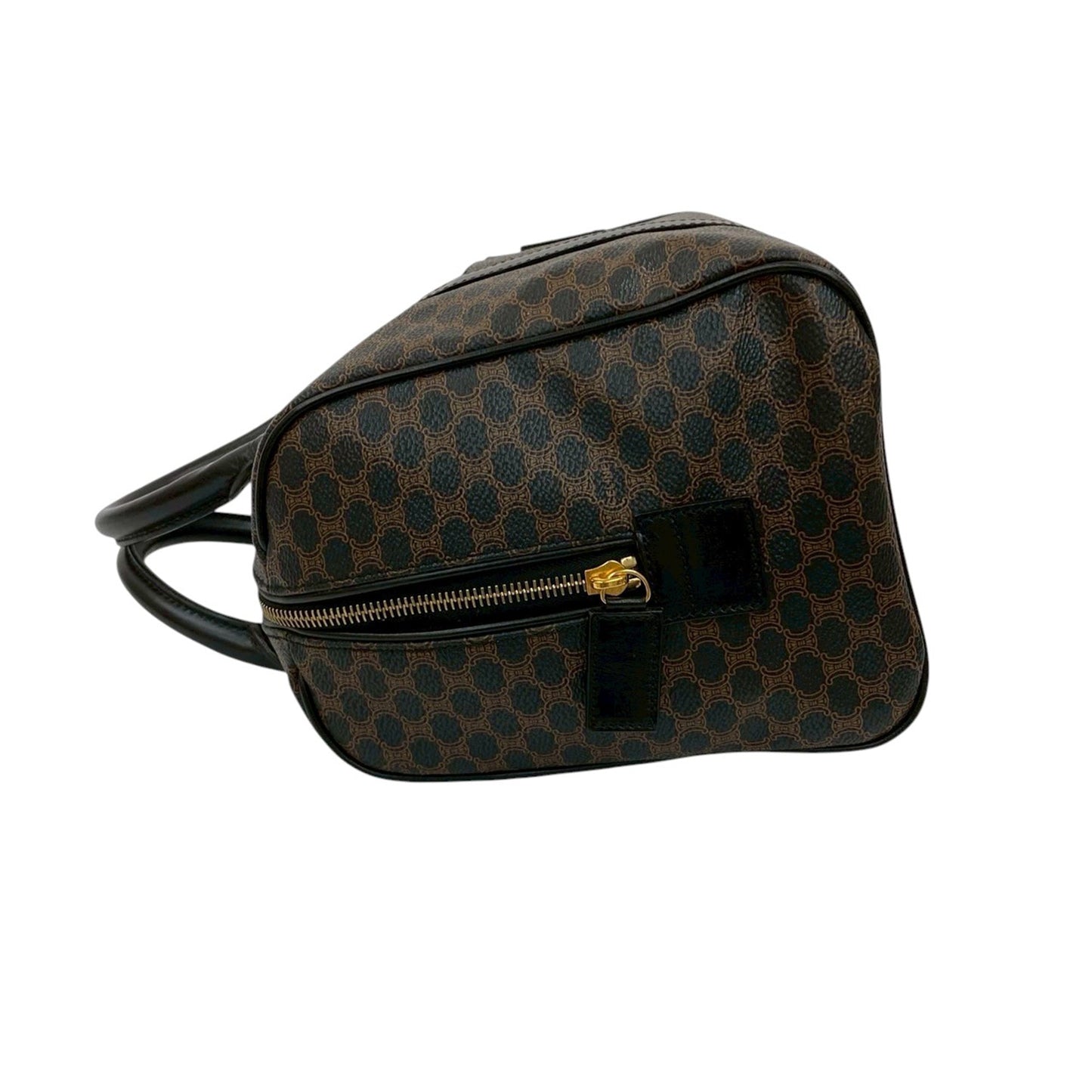 Celine Macadam Coated Canvas Boston Bag