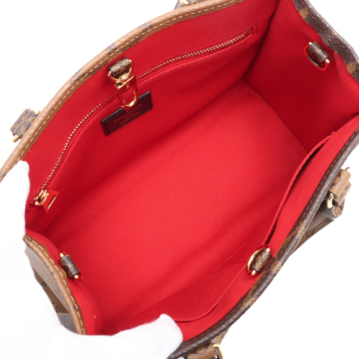 Louis Vuitton Monogram Reverse Giant OnTheGo PM — Brown