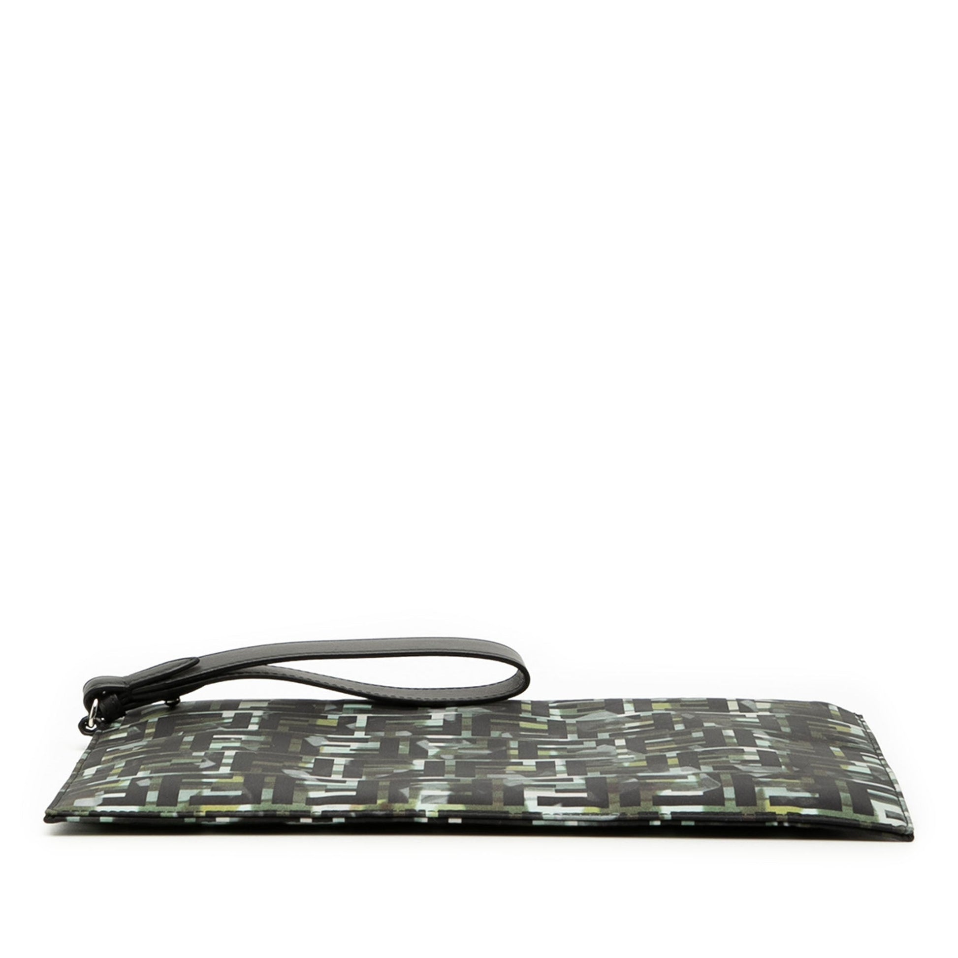 Fendi FF 1974 Nylon Camouflage Wristlet Pouch