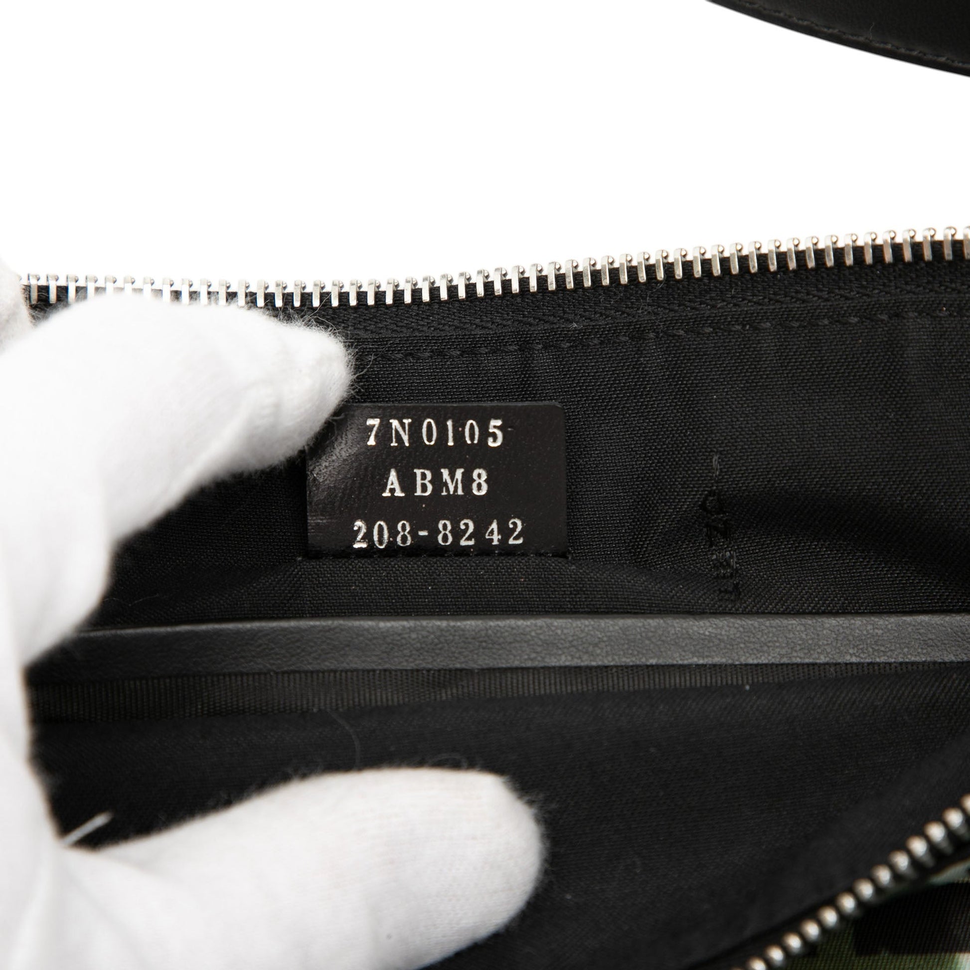 Fendi FF 1974 Nylon Camouflage Wristlet Pouch