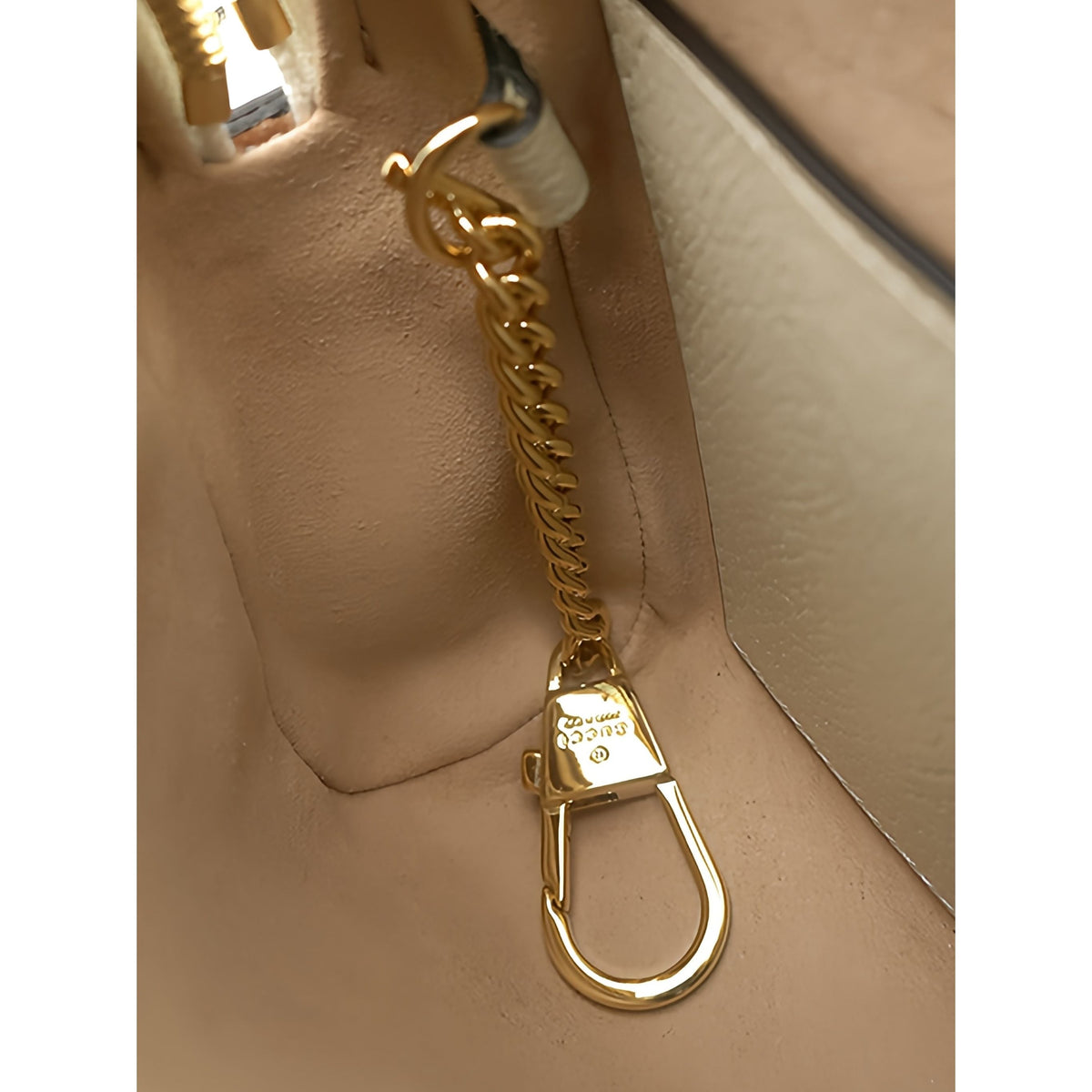 Gucci Mini GG Supreme Web Ophidia Crossbody — Beige