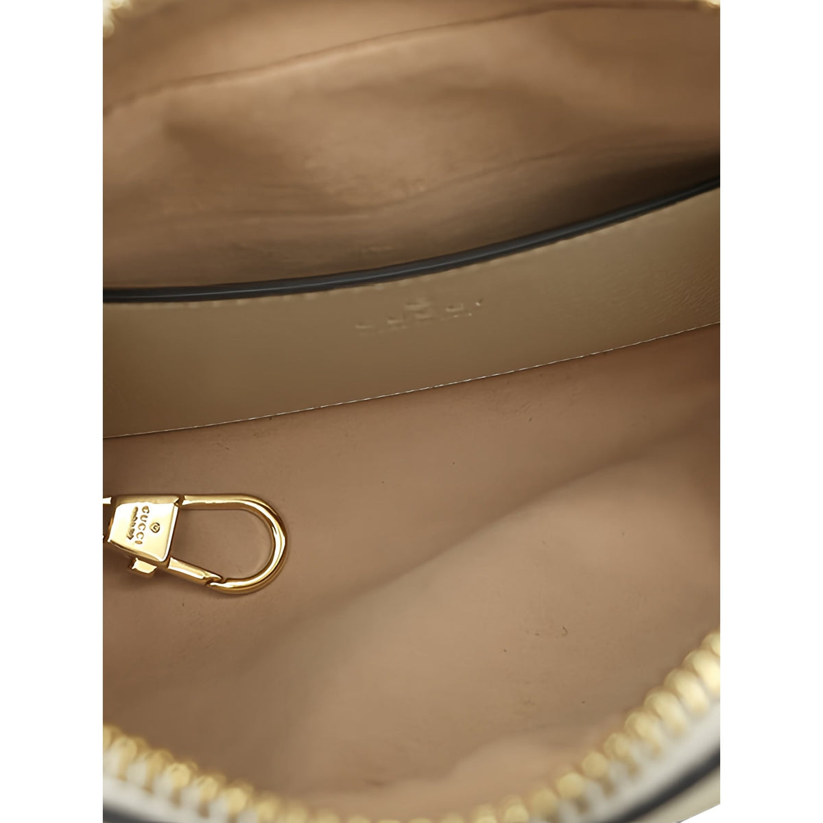 Gucci Mini GG Supreme Web Ophidia Crossbody — Beige