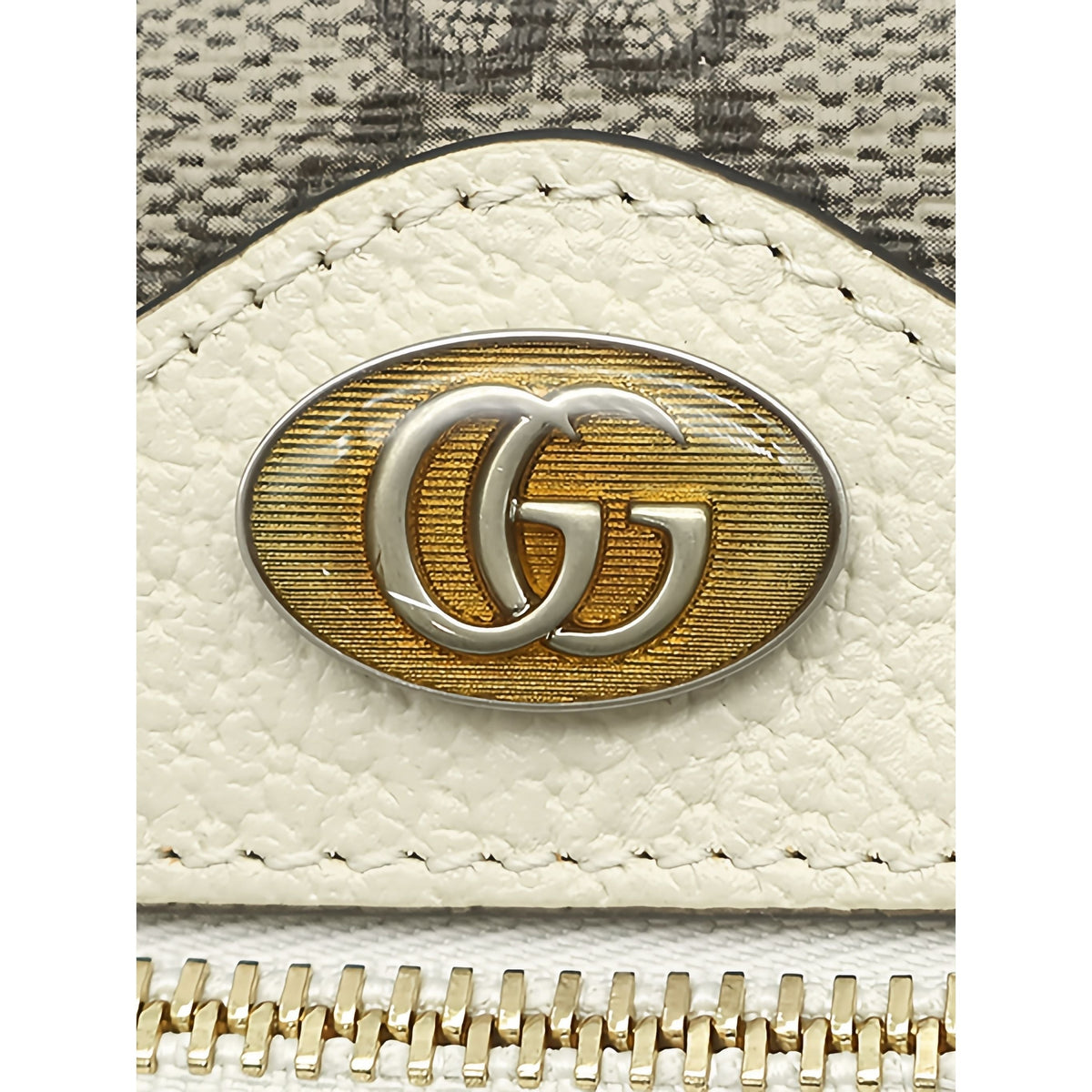Gucci Mini GG Supreme Web Ophidia Crossbody — Beige