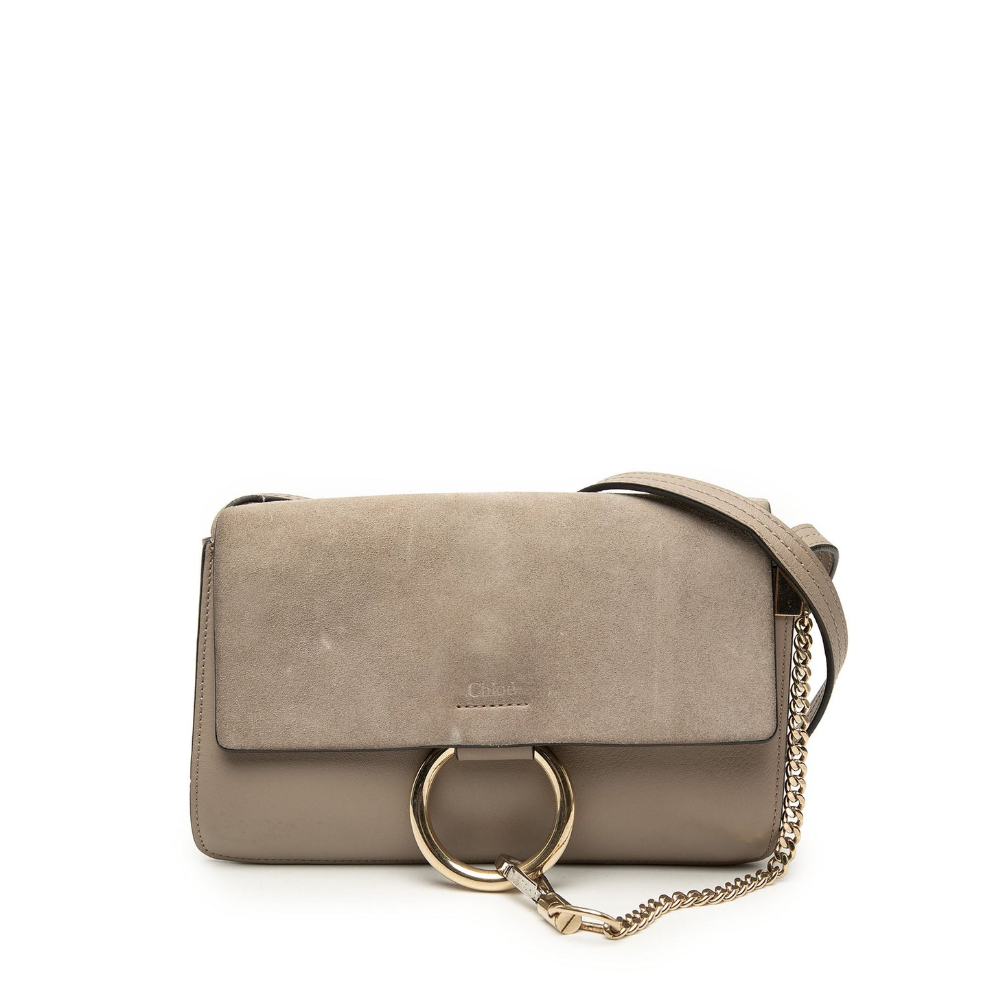 Chloé Small Suede and Calfskin Faye Crossbody