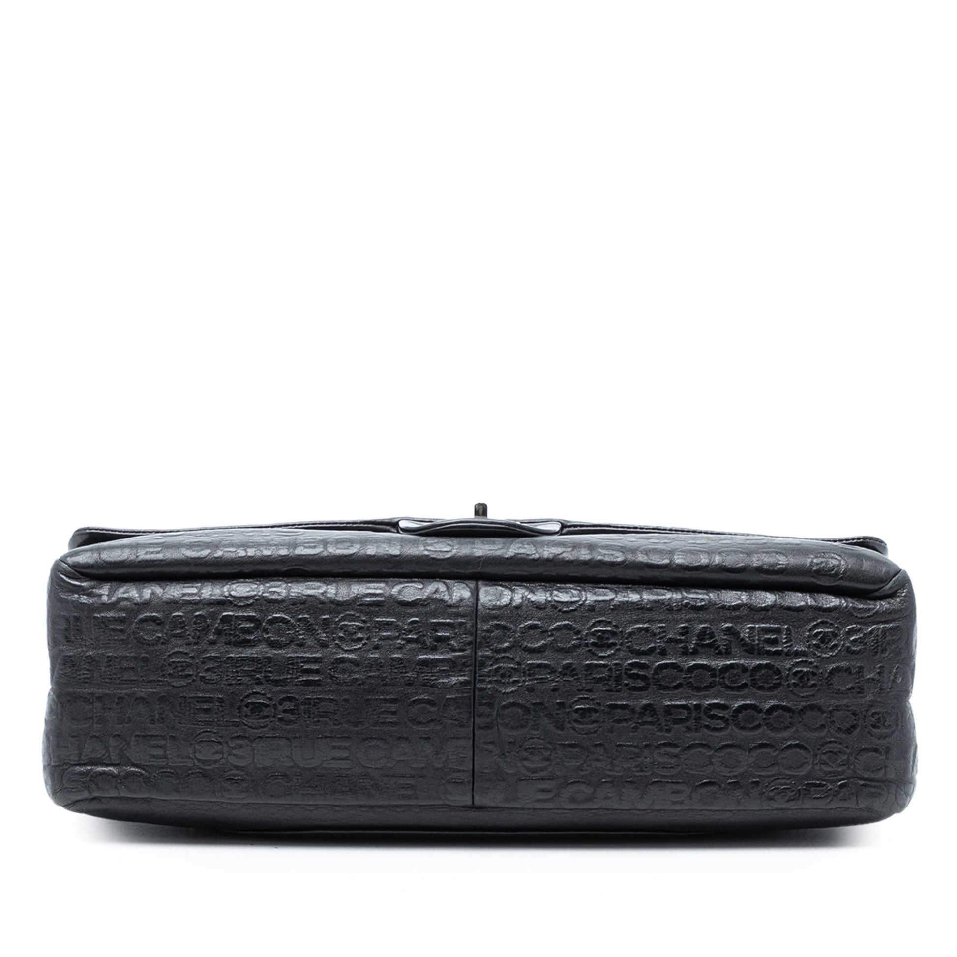 Maxi Embossed Calfskin 31 Rue Cambon Reissue 2.55 Double Flap