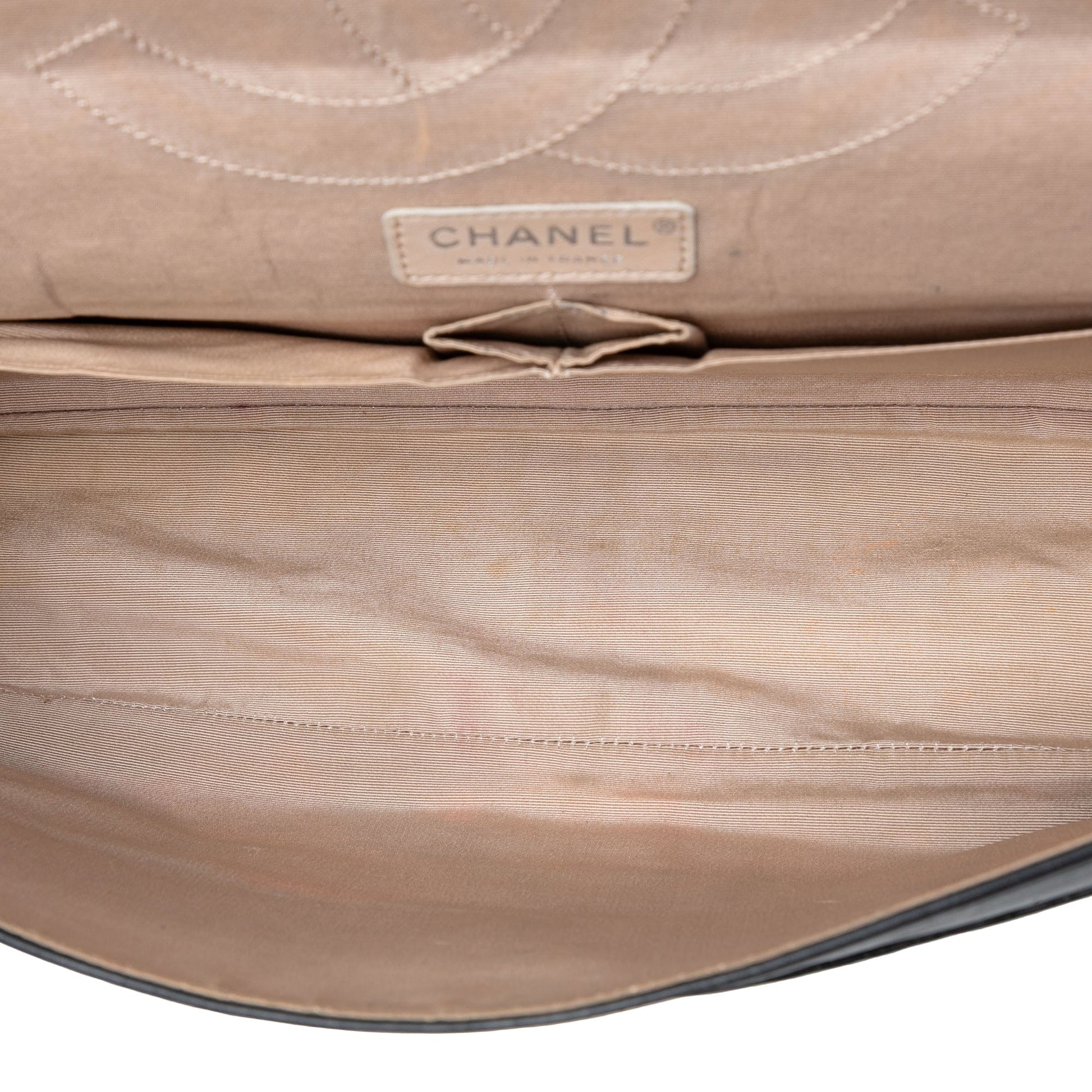 Maxi Embossed Calfskin 31 Rue Cambon Reissue 2.55 Double Flap