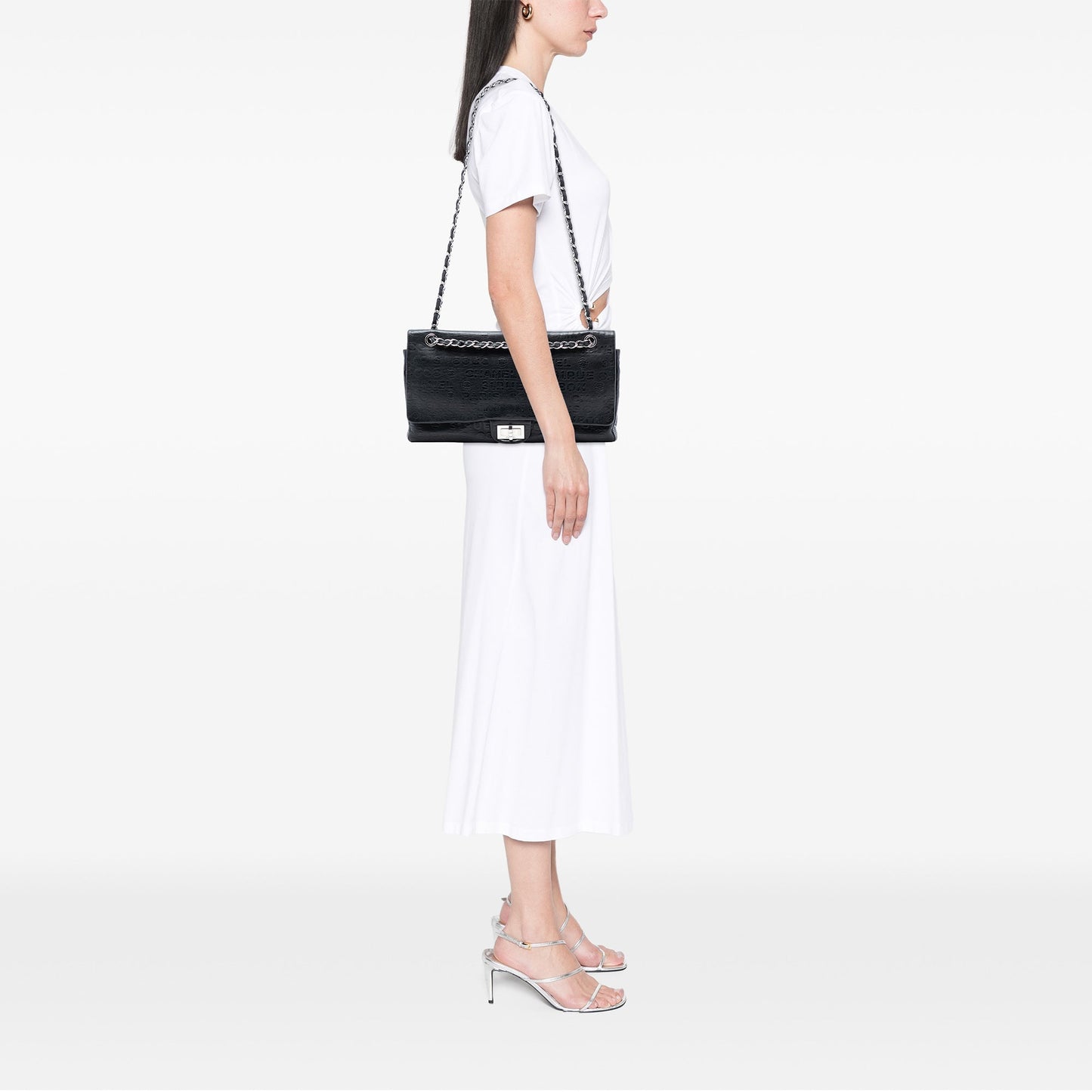 Maxi Embossed Calfskin 31 Rue Cambon Reissue 2.55 Double Flap