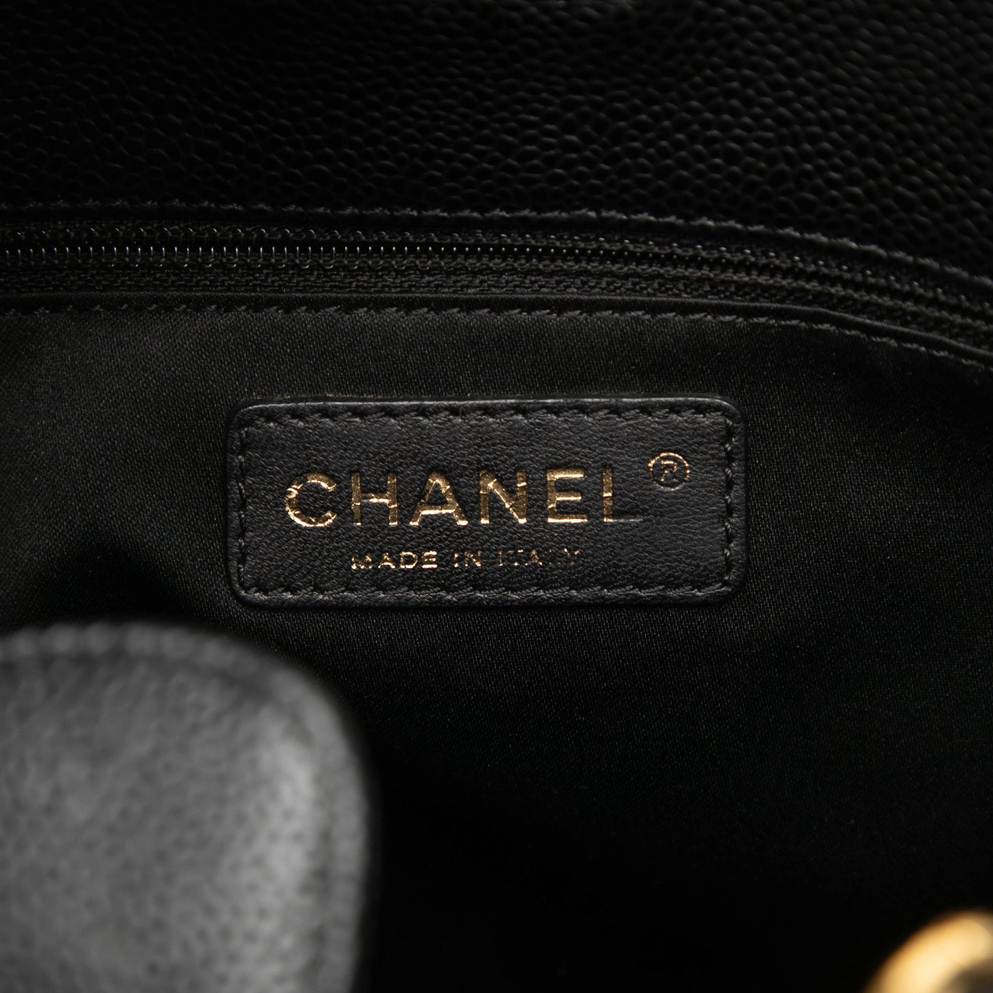 Chanel Caviar Petite Shopping Tote