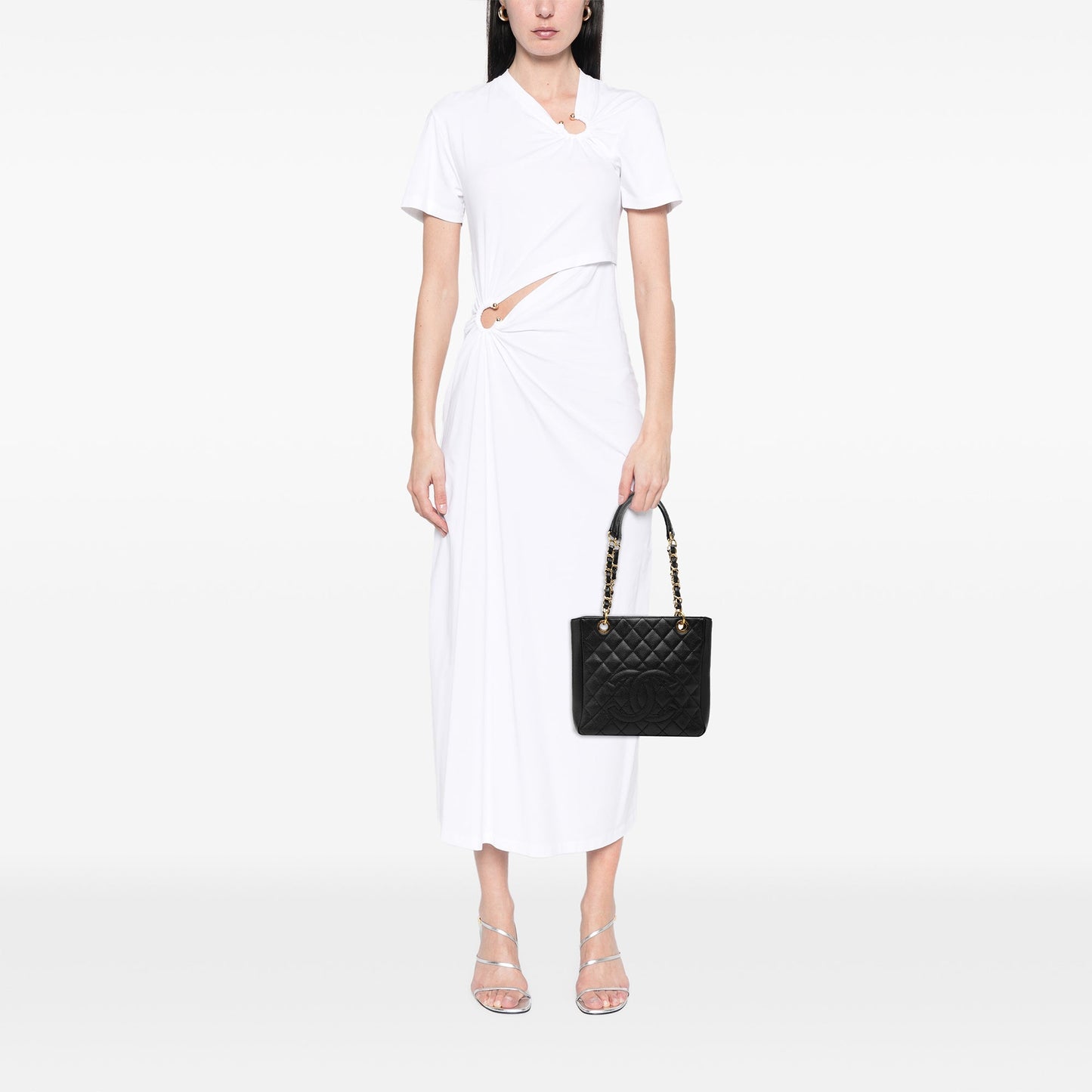 Chanel Caviar Petite Shopping Tote