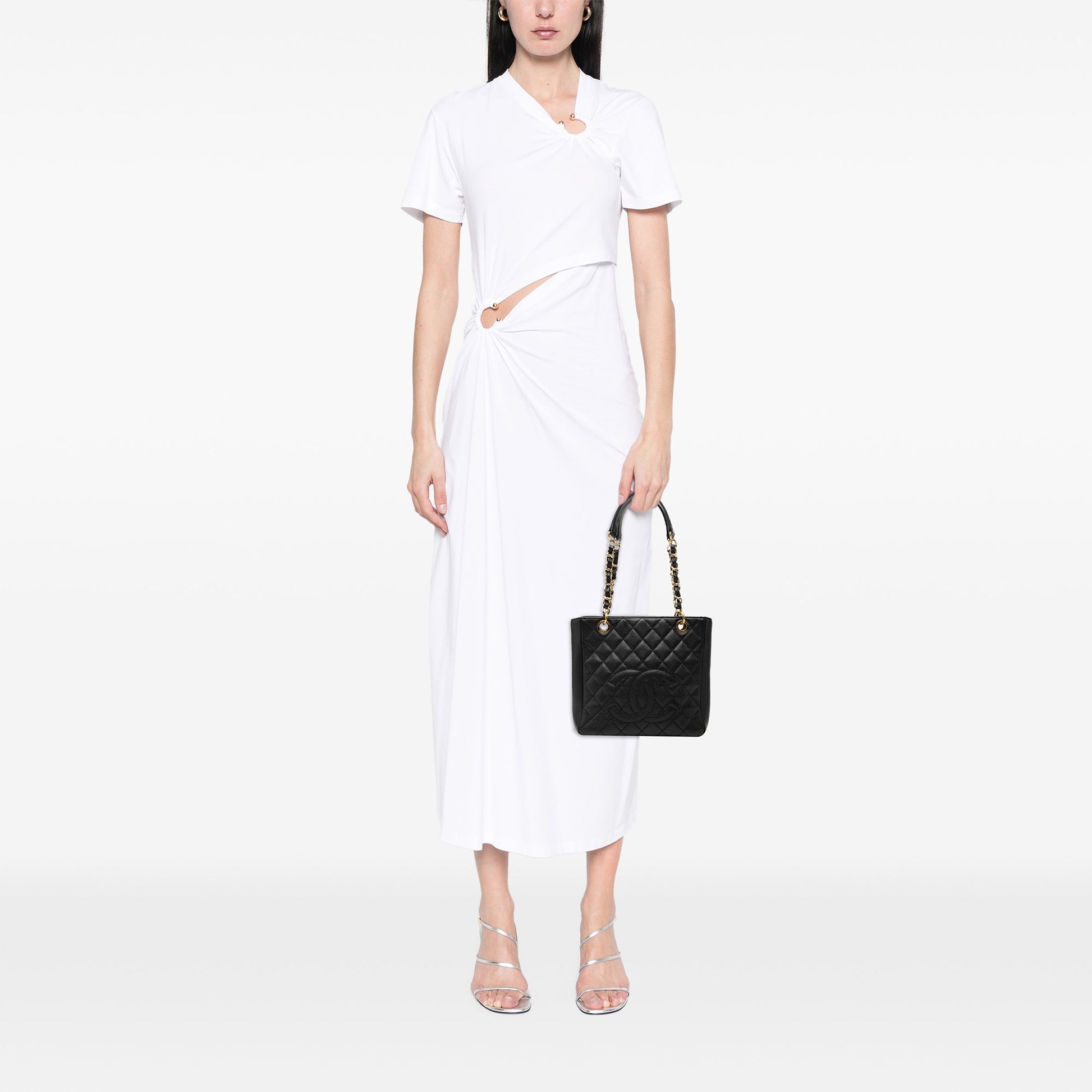 Chanel Caviar Petite Shopping Tote