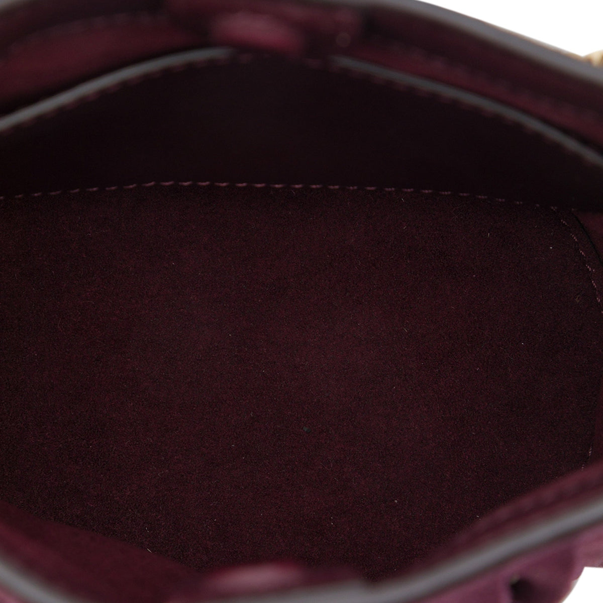 Burberry Mega Check Canvas and Suede Fringe Bucket Bag — Red