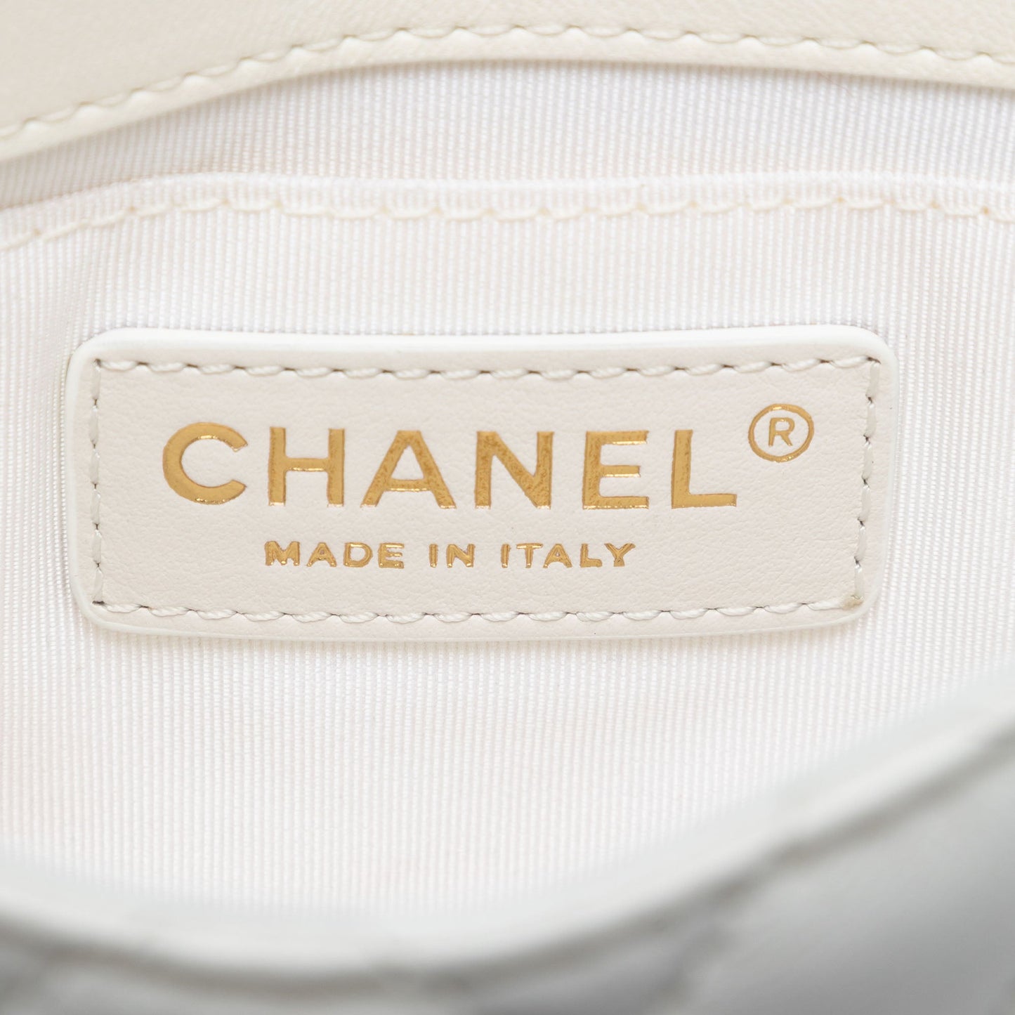 Chanel CC Quilted Lambskin Side Packs Flap