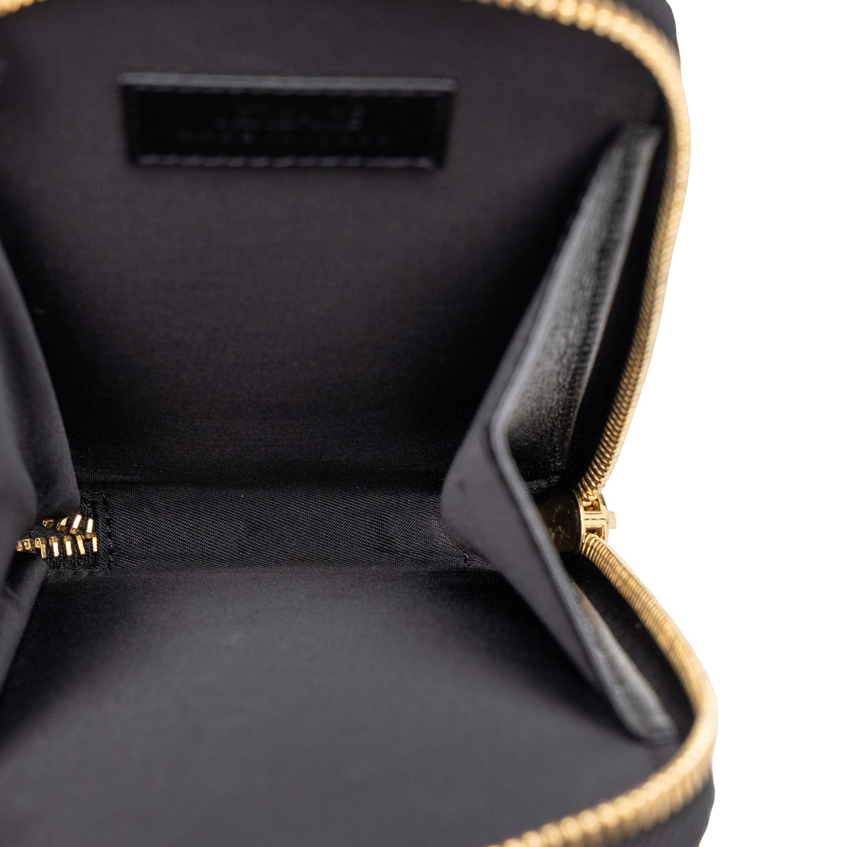 Versace Leather Medusa Phone Pouch Crossbody — Black