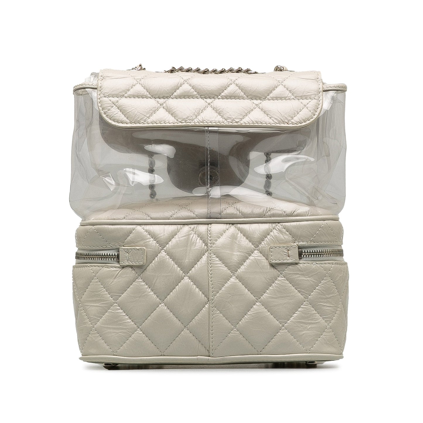 Chanel Quilted Lambskin and PVC Aquarium Backpack