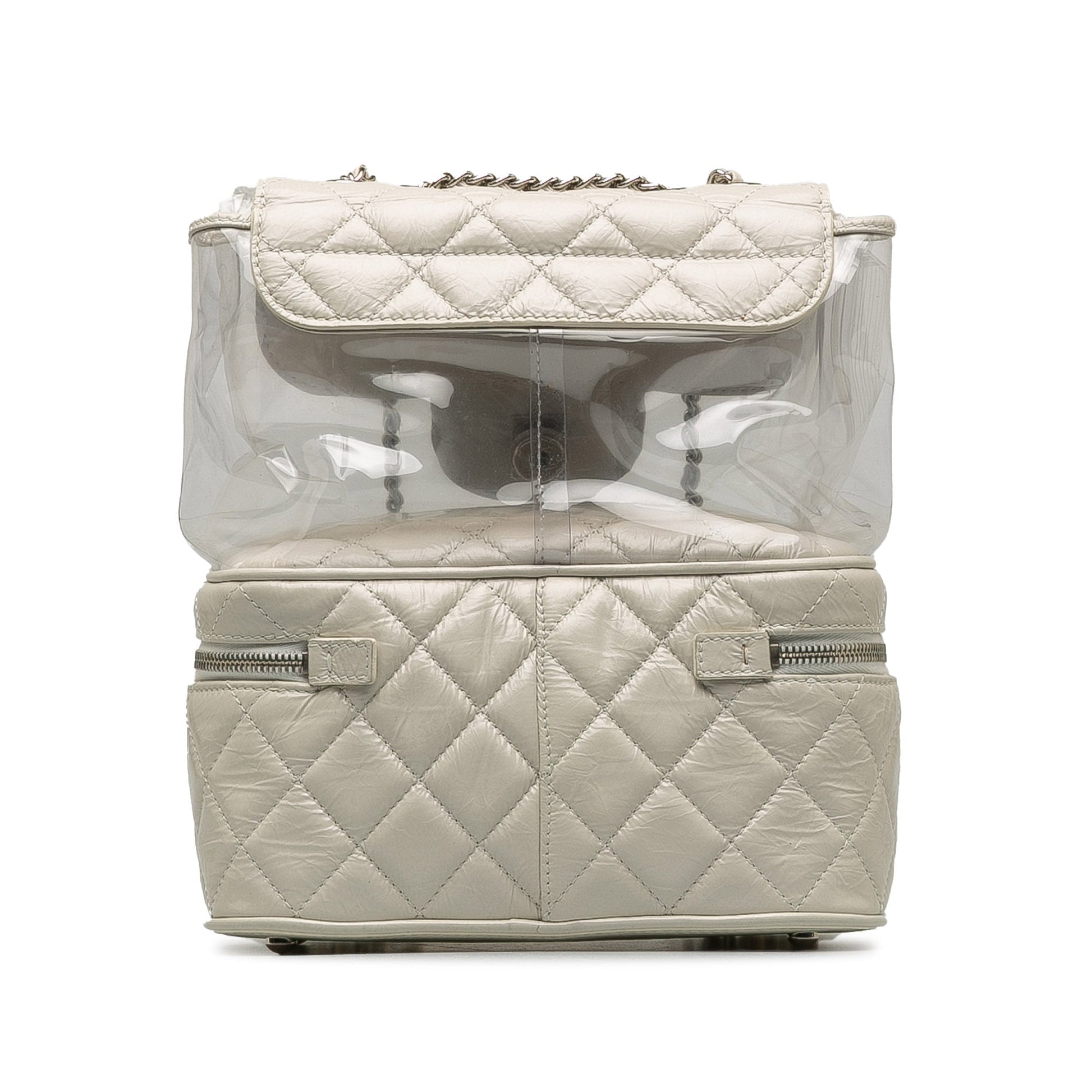 Chanel Quilted Lambskin and PVC Aquarium Backpack