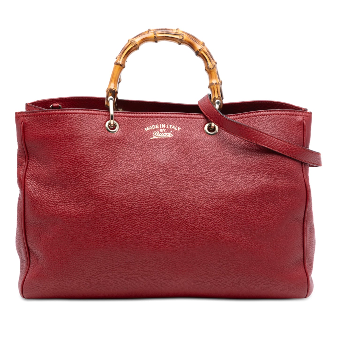 Gucci Large Calfskin Bamboo Shopper Sachel
