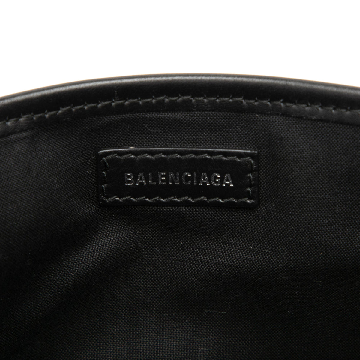 Balenciaga Canvas Navy Cabas Satchel XS
