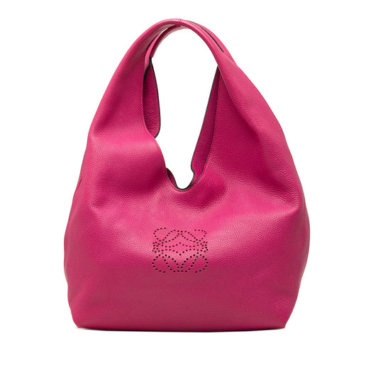 LOEWE Calfskin Anagram Dunas Hobo