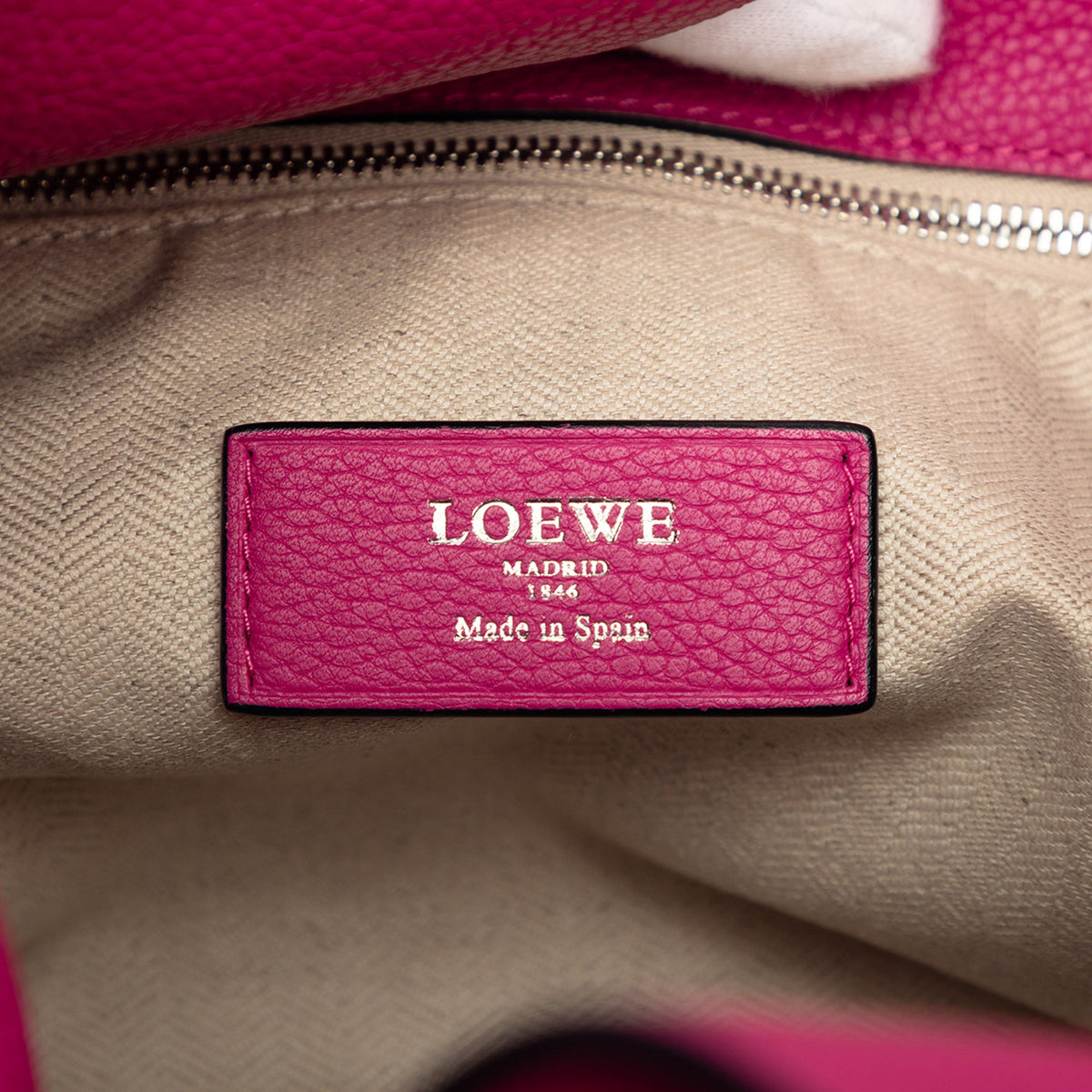 LOEWE Calfskin Anagram Dunas Hobo