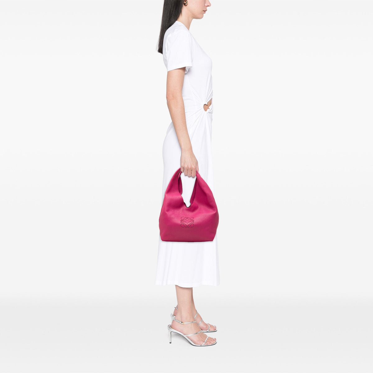 LOEWE Calfskin Anagram Dunas Hobo