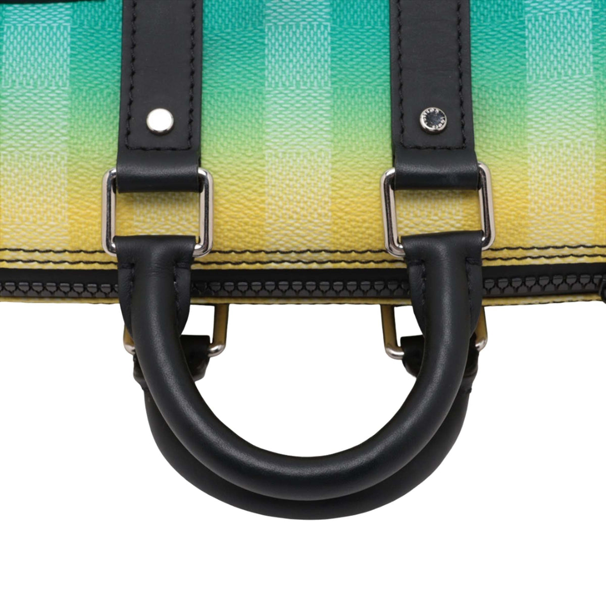 Louis Vuitton Damier Stripe Keepall Bandouliere XS — Green