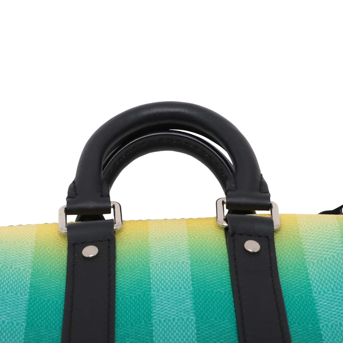 Louis Vuitton Damier Stripe Keepall Bandouliere XS — Green