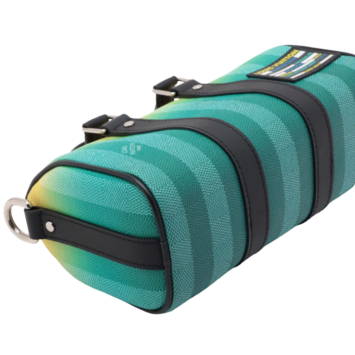 Louis Vuitton Damier Stripe Keepall Bandouliere XS — Green