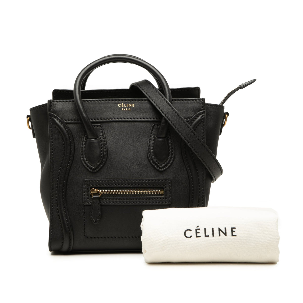 Celine Nano Smooth Calfskin Luggage Tote