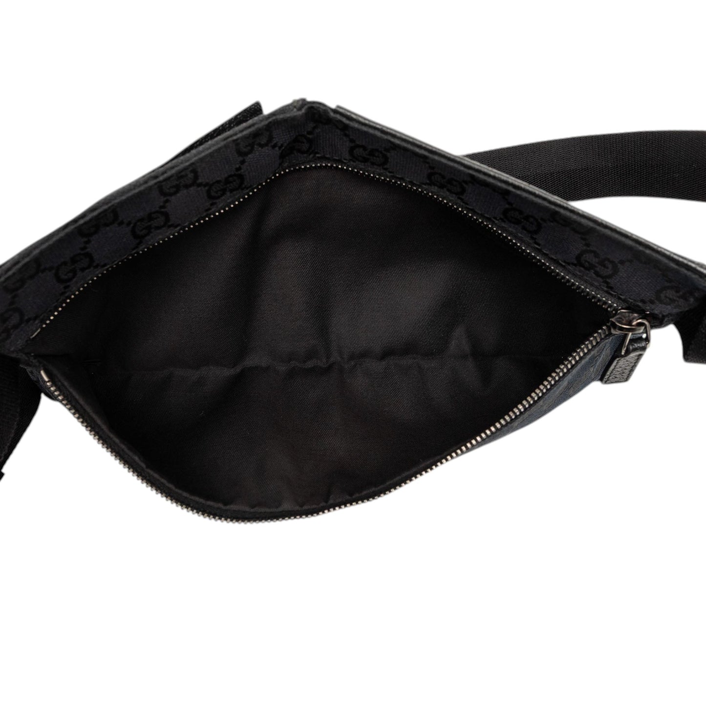 Gucci GG Canvas Double Pocket Belt Bag